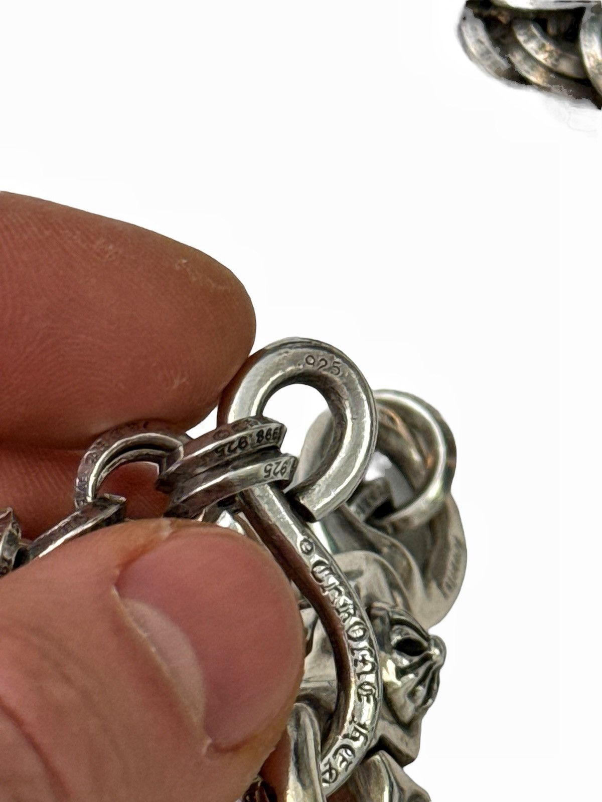 Chrome Hearts Interweave B Chain Wallet Rings Chain w Lobster Clasp Size ONE SIZE - 9 Thumbnail