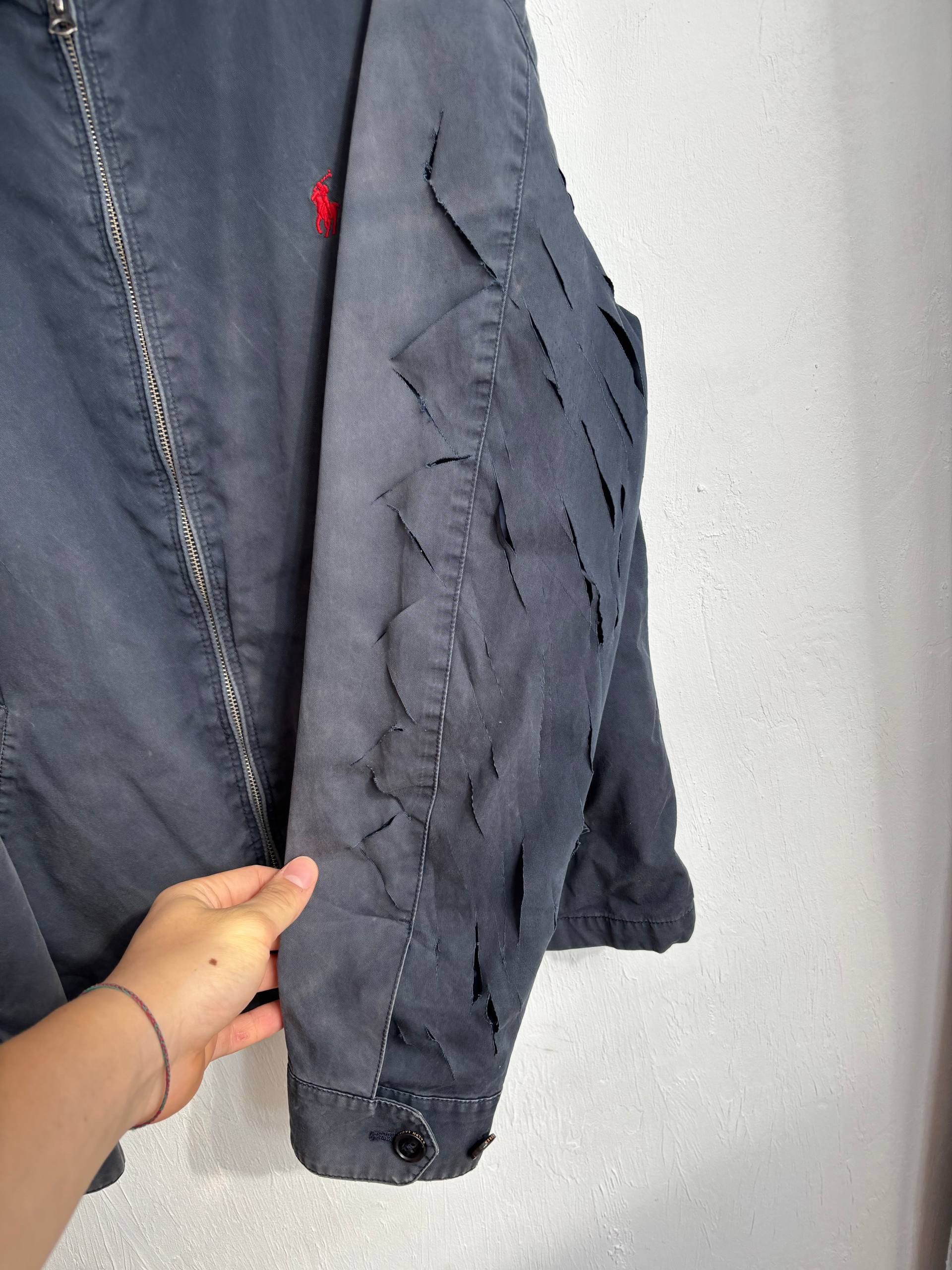Polo Ralph Lauren 1 of 1 Polo Ralph Lauren Distressed Sun Fade Bomber Jacket Size US L / EU 52-54 / 3 - 6 Thumbnail