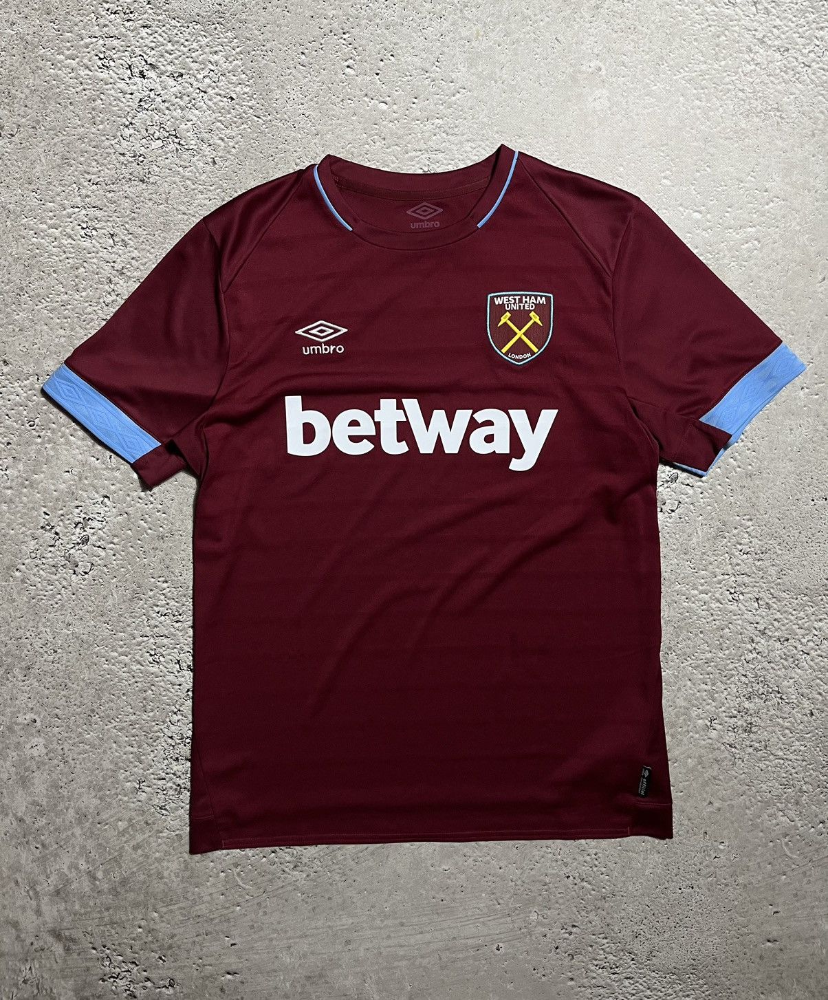 West Ham United umbro jersey white shirt betway FA CUP