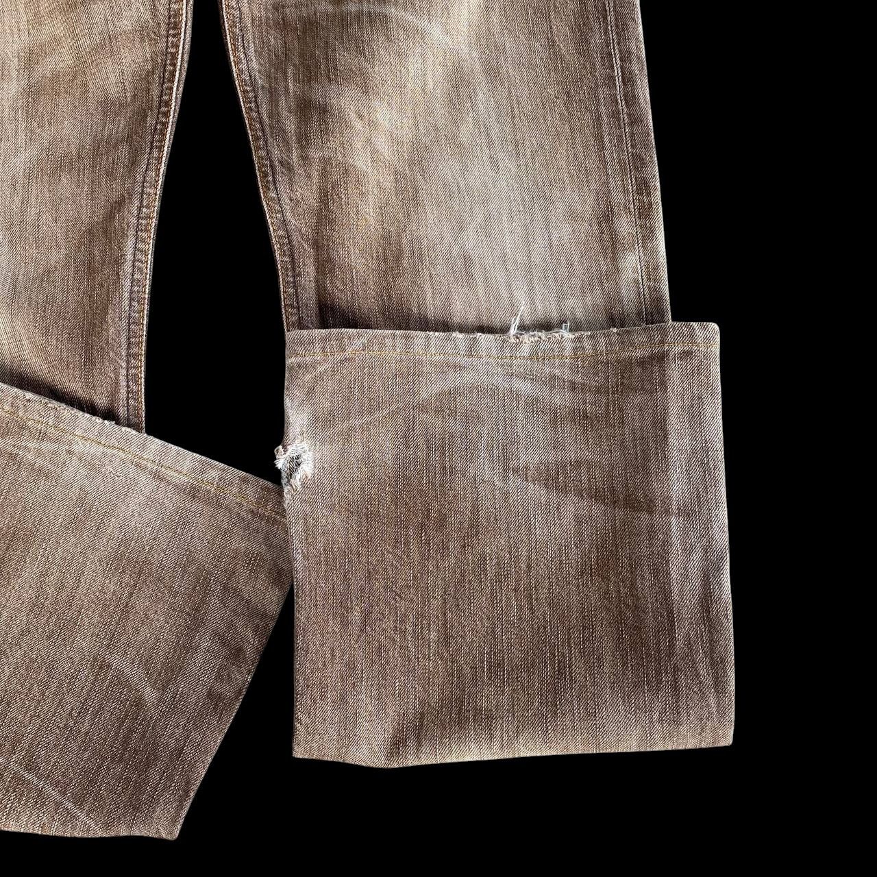 Edwin × Vintage FLARED VINTAGE EDWIN BLUETRIP JAPAN BROWNCLAWMARK DISTRESSED Size US 28 / EU 44 - 5 Thumbnail