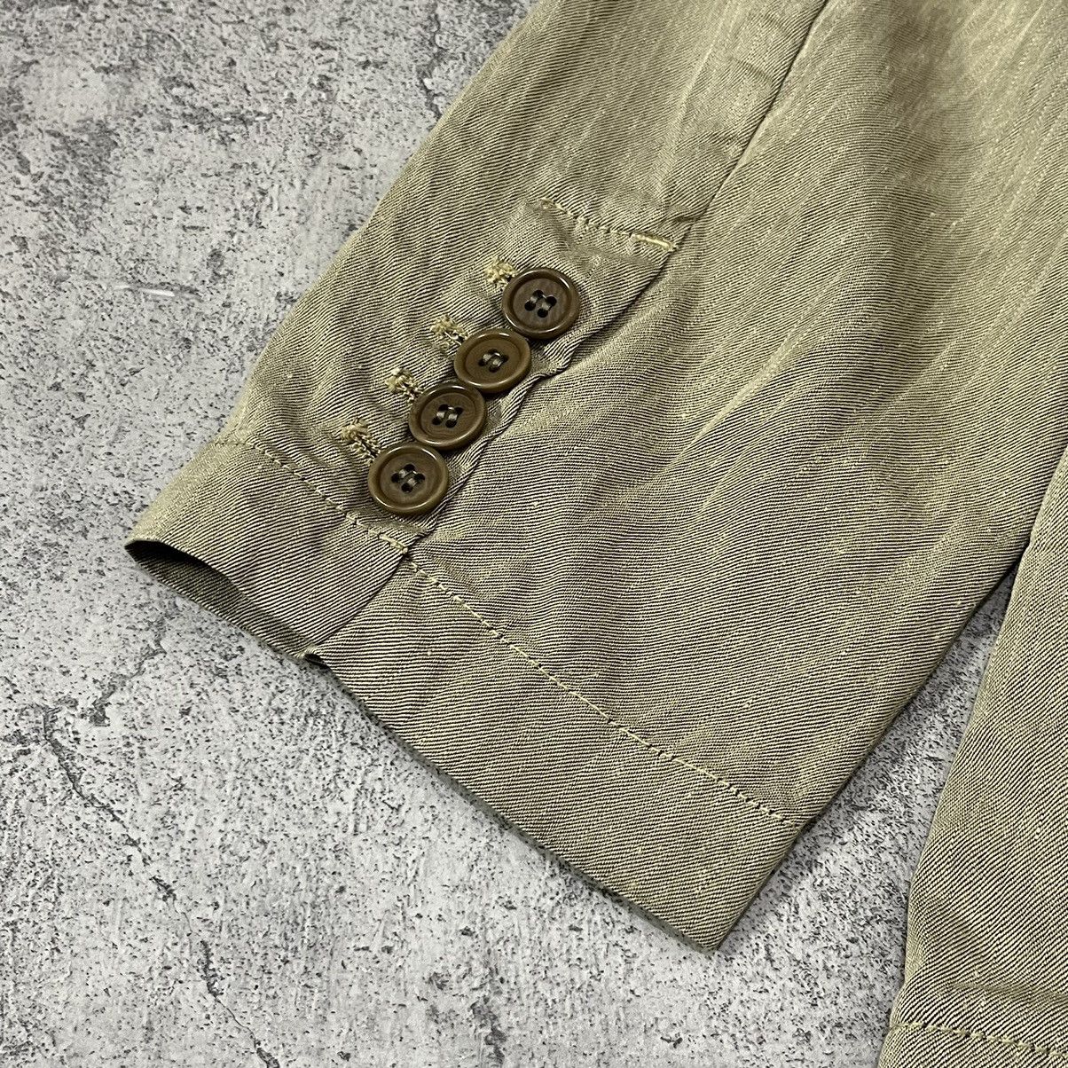 C.P. Company CP Company 3 Button Cotton Blazer - Olive Size 46S - 7 Thumbnail