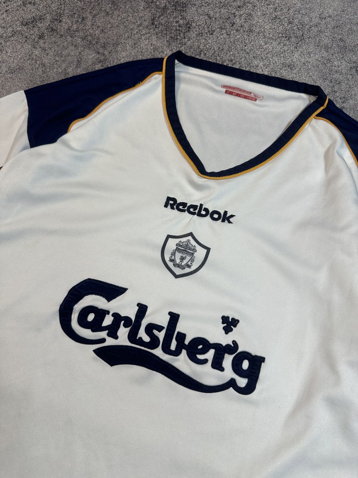 Reebok × Vintage Vintage Reebok Liverpool soccer jersey Streetwear football Size US XL / EU 56 / 4 - 2 Thumbnail