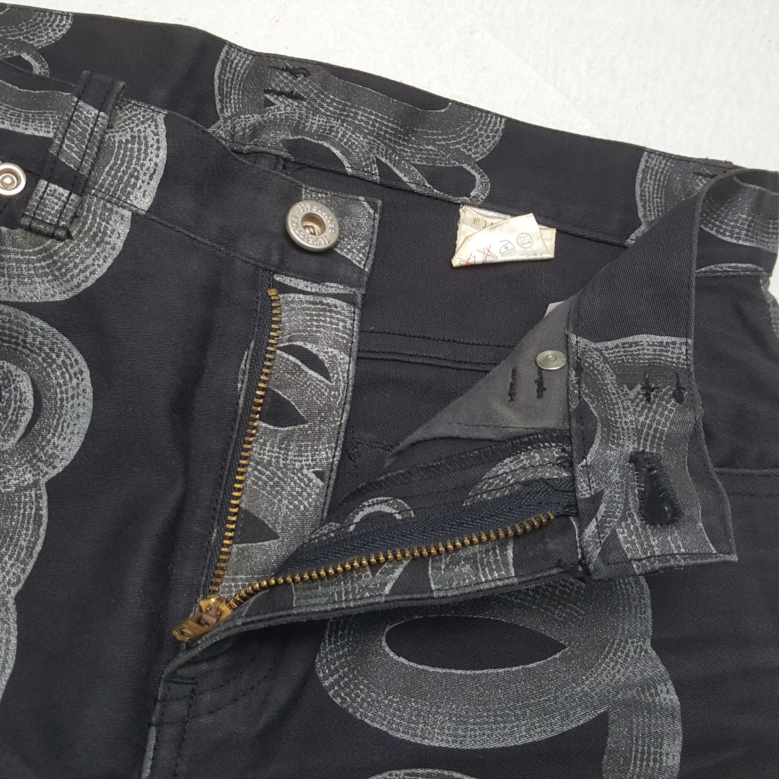 Hysteric Glamour HYSTERIC GLAMOUR Fashion Style Snake Art Pants Size 25" / US 0 / IT 36 - 12 Thumbnail