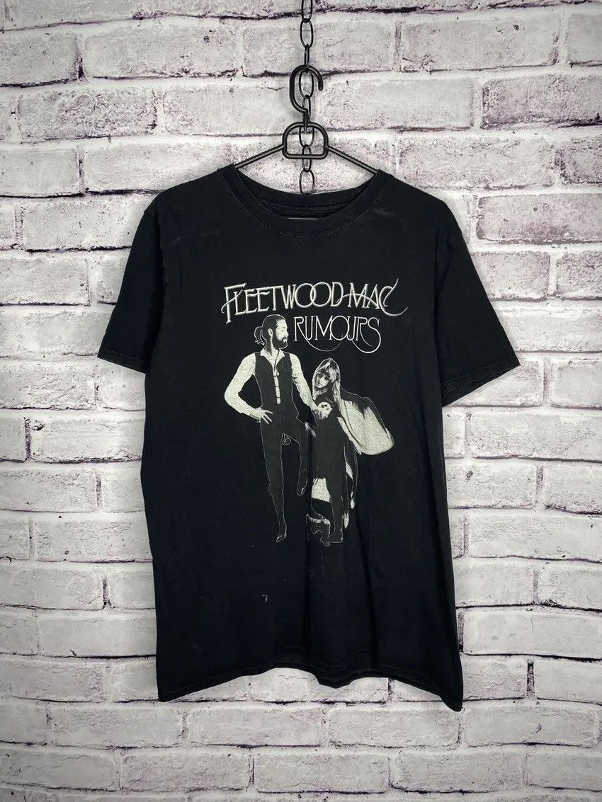 Band Tees Vintage Black Tee T-Shirt Fleetwood Mac Rumours 2015 Size US M / EU 48-50 / 2 - 1 Thumbnail