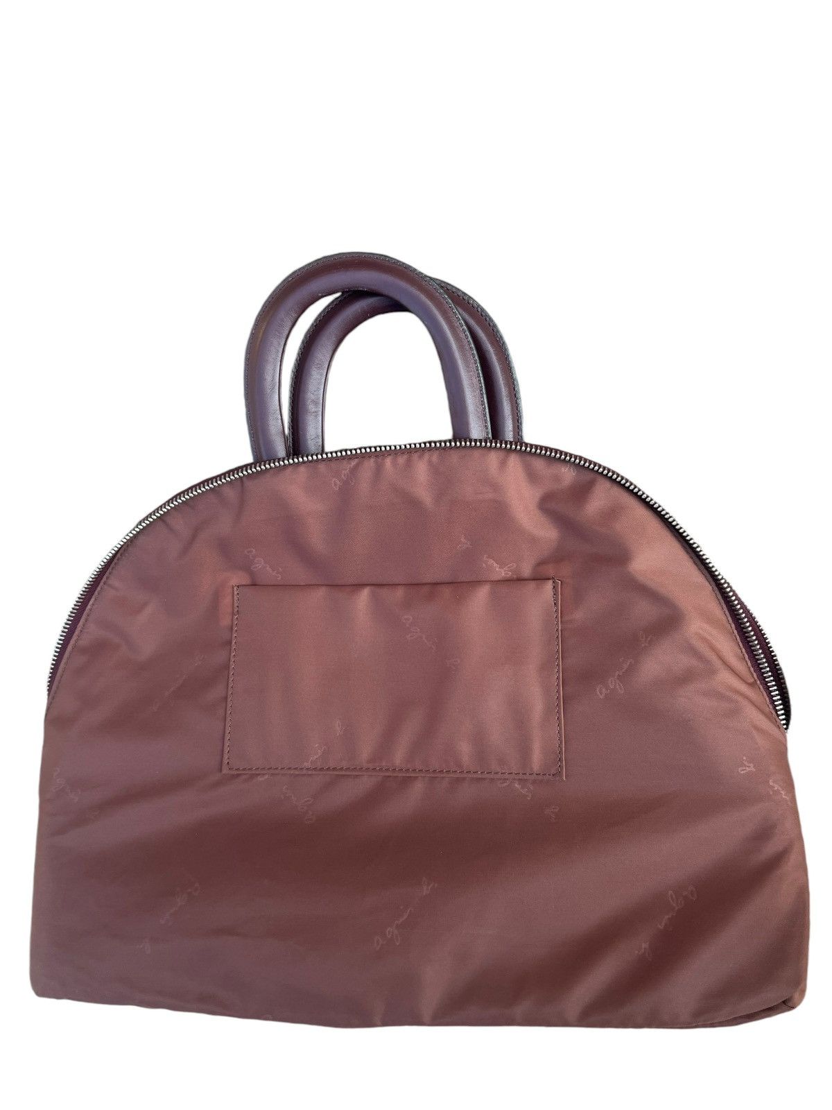 agnes b. Vintage Agnes B. Voyage Distress Fade Patina Leather Bag Size ONE SIZE - 24 Thumbnail