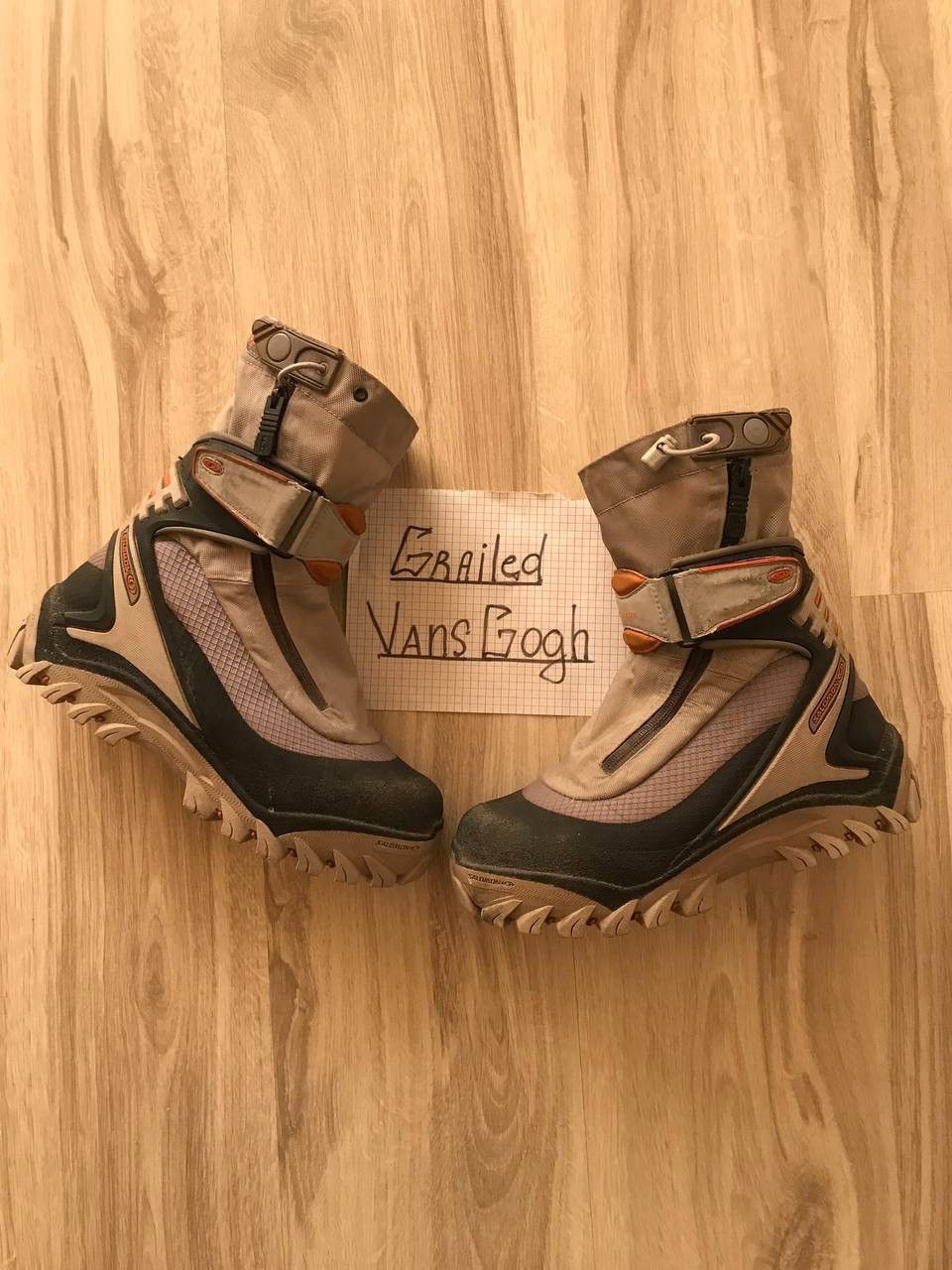 Salomon × Vintage Vintage Salomon Adventure Hiking Boots Size US 7 / IT 37 - 1 Thumbnail