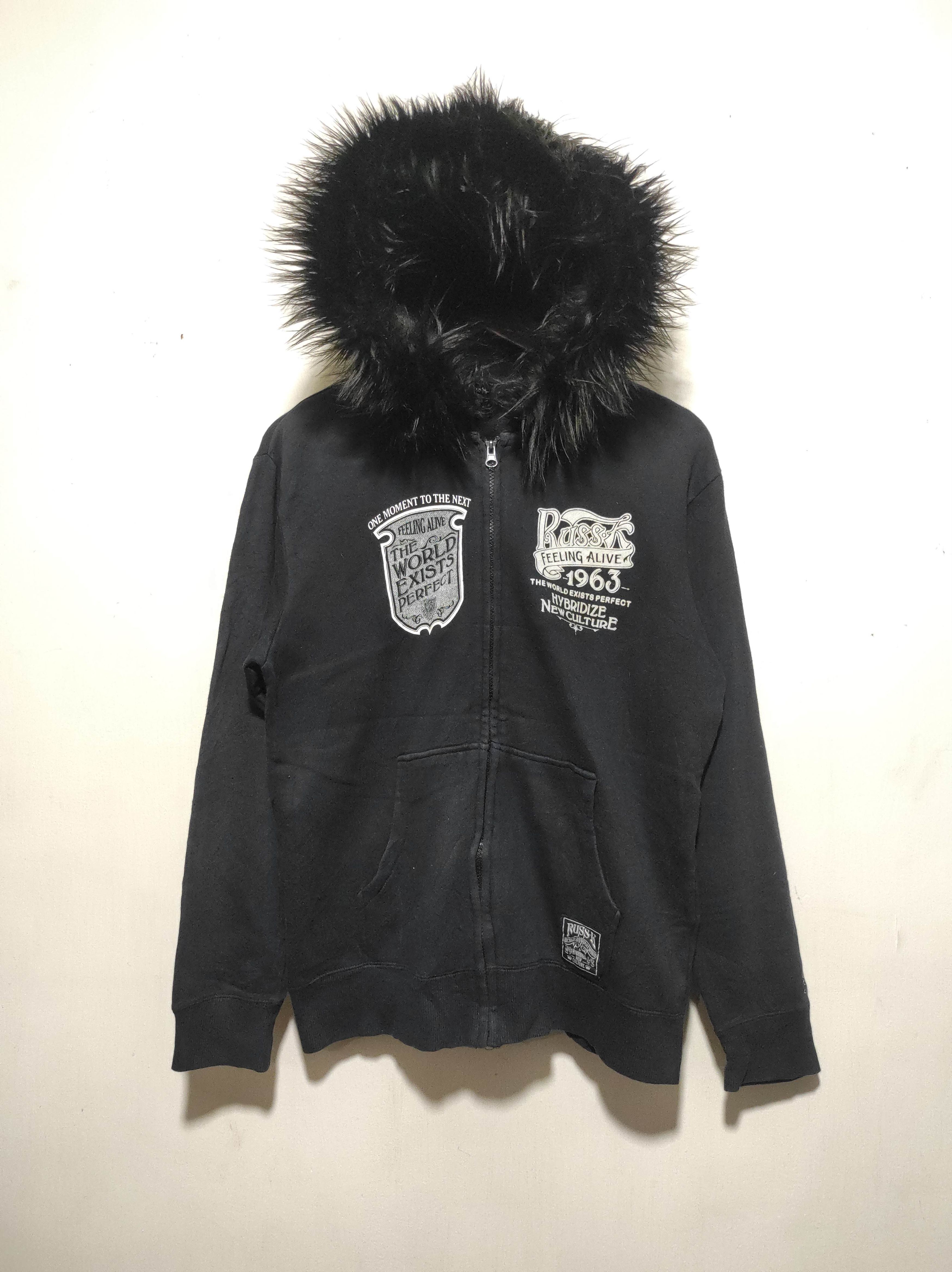 If Six Was Nine Russ-k Zipper Fur Hoodie i6w9 Lgb Style Size US M / EU 48-50 / 2 - 3 Thumbnail