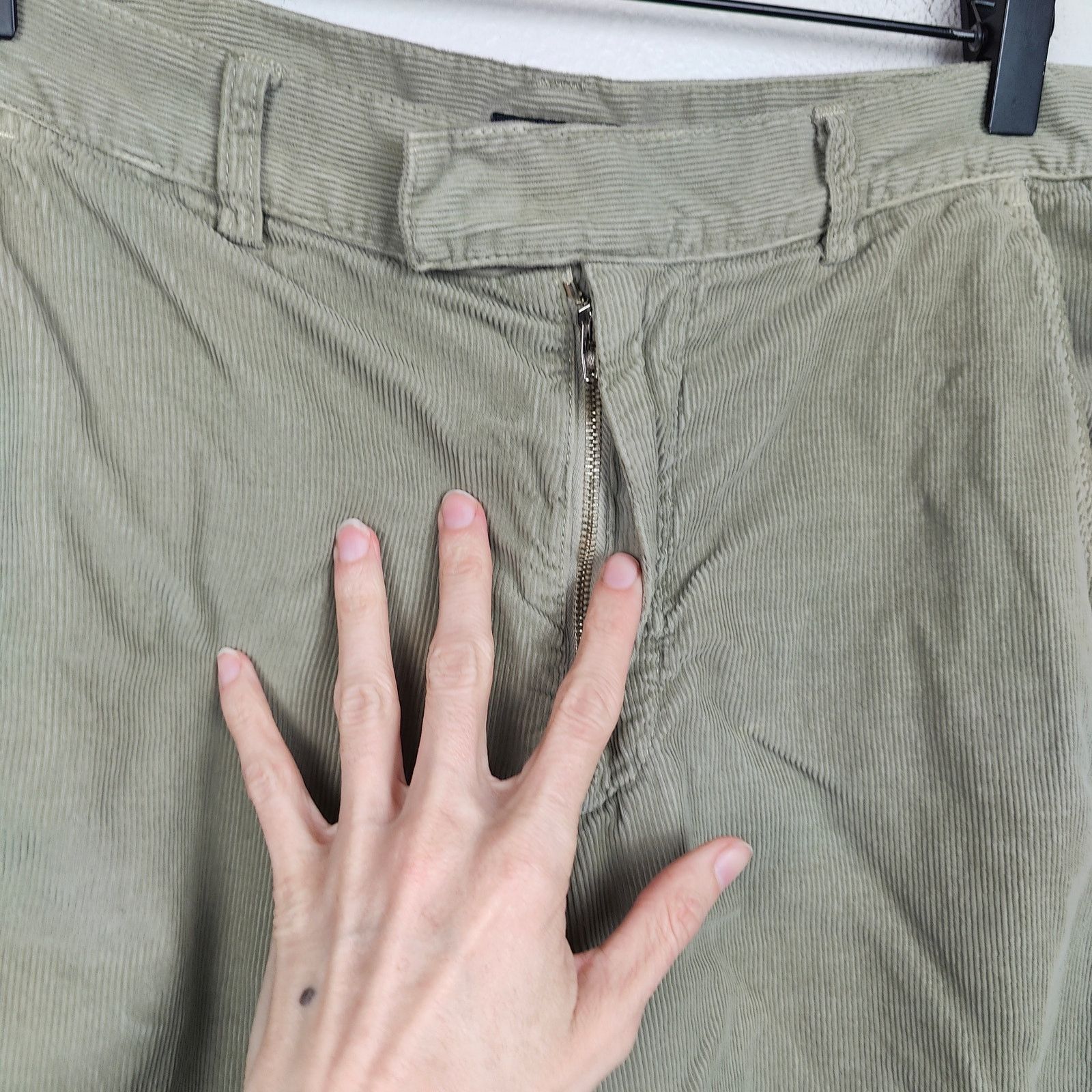 120% Lino 120% Lino Corduroy Pants Mens 44 US 28 Tan Straight Leg Size US 28 / EU 44 - 3 Thumbnail