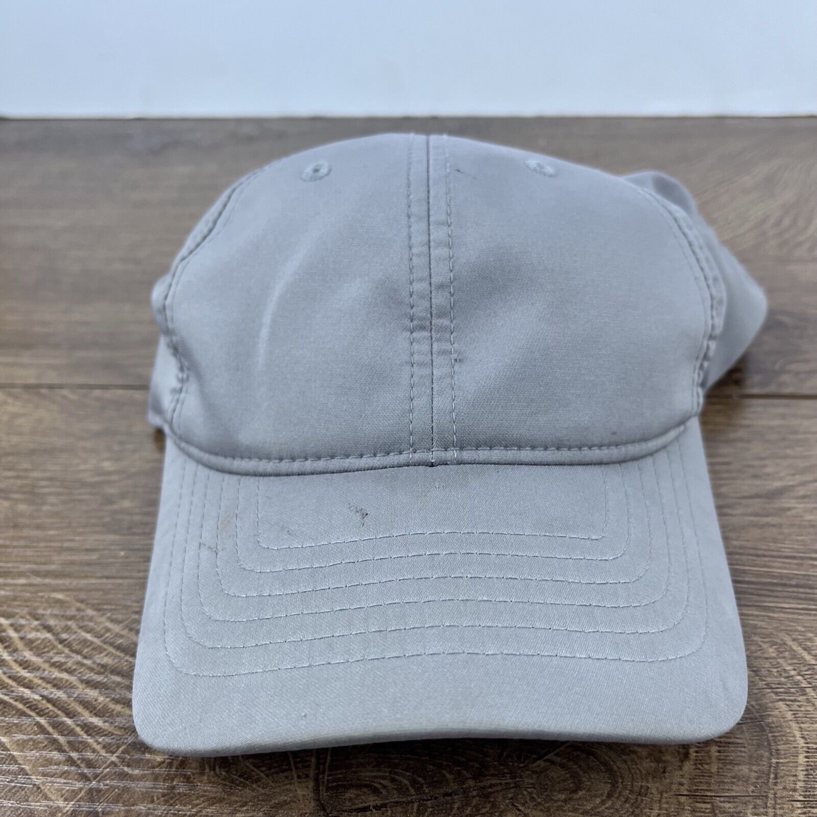 Other Plain Gray Baseball Hat Gray Adjustable Hat Gray Adult Size Size ONE SIZE - 2 Thumbnail