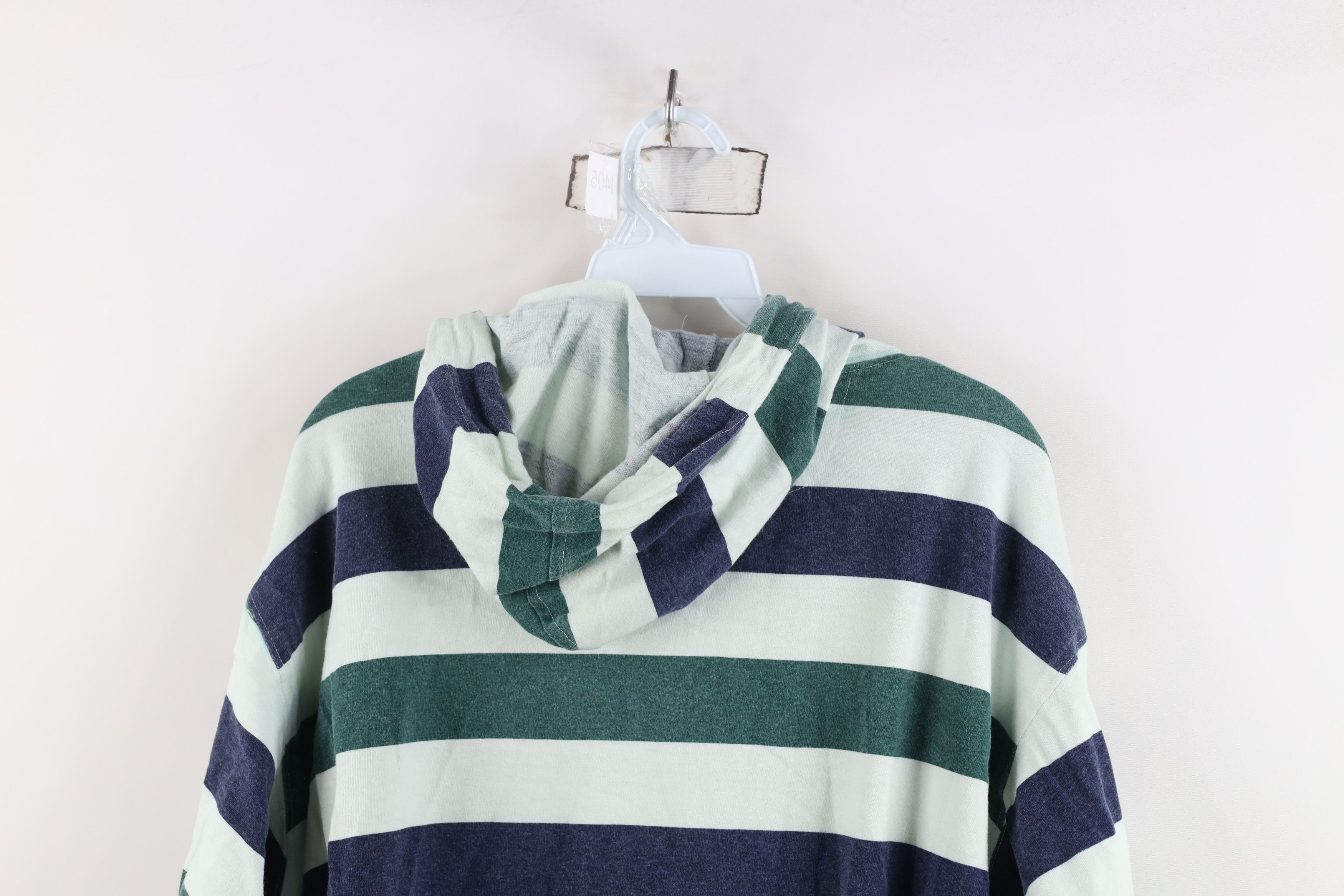 Vintage Vintage 90s Streetwear Cropped Baggy Fit Hoodie T-Shirt USA Size L / US 10 / IT 46 - 12 Thumbnail