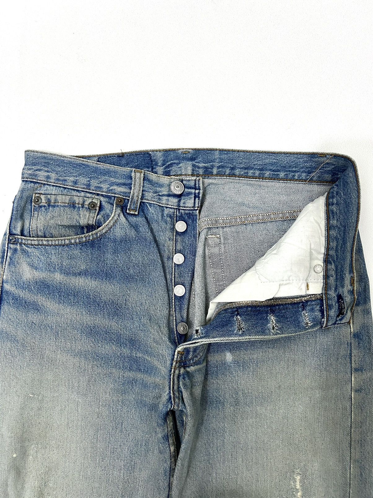 Levi's × Levi's Vintage Clothing Vintage Levis 501 xx Distressed Jeans Size US 30 / EU 46 - 7 Thumbnail