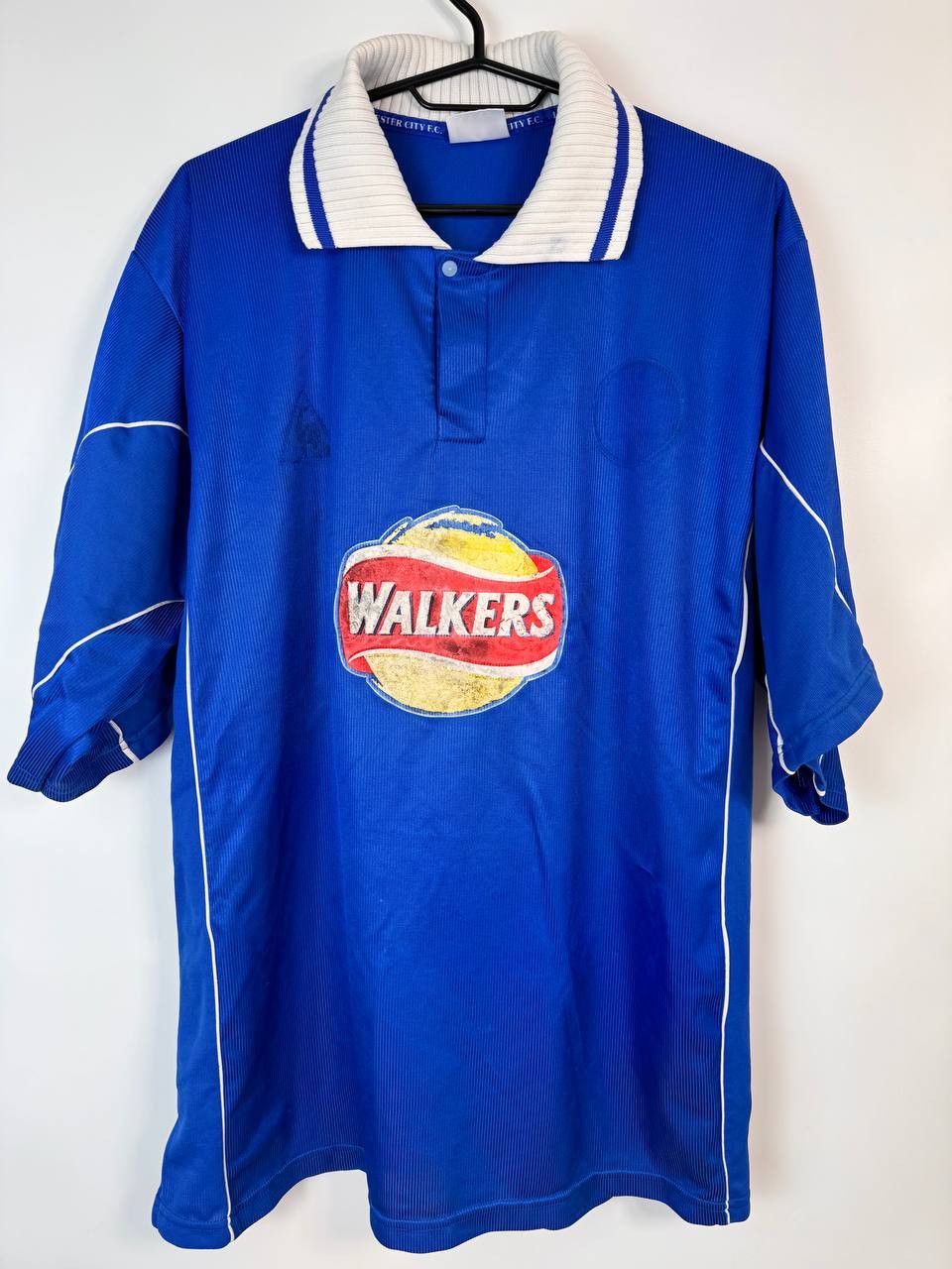 Le Coq Sportif × Vintage LEICESTER 00 01 HOME FOOTBALL SOCCER JERSEY LE COQ SPORTIF Size US XL / EU 56 / 4 - 1 Thumbnail