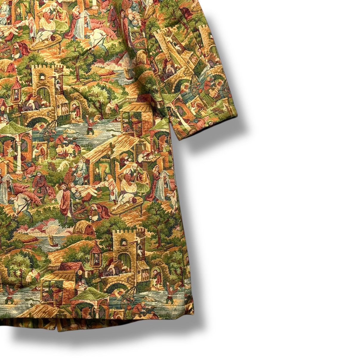 Japanese Brand 🇯🇵 LE ZEPHYR BUTTON UP PRINTED HEAVY COAT JACKET Size M / US 6-8 / IT 42-44 - 9 Thumbnail