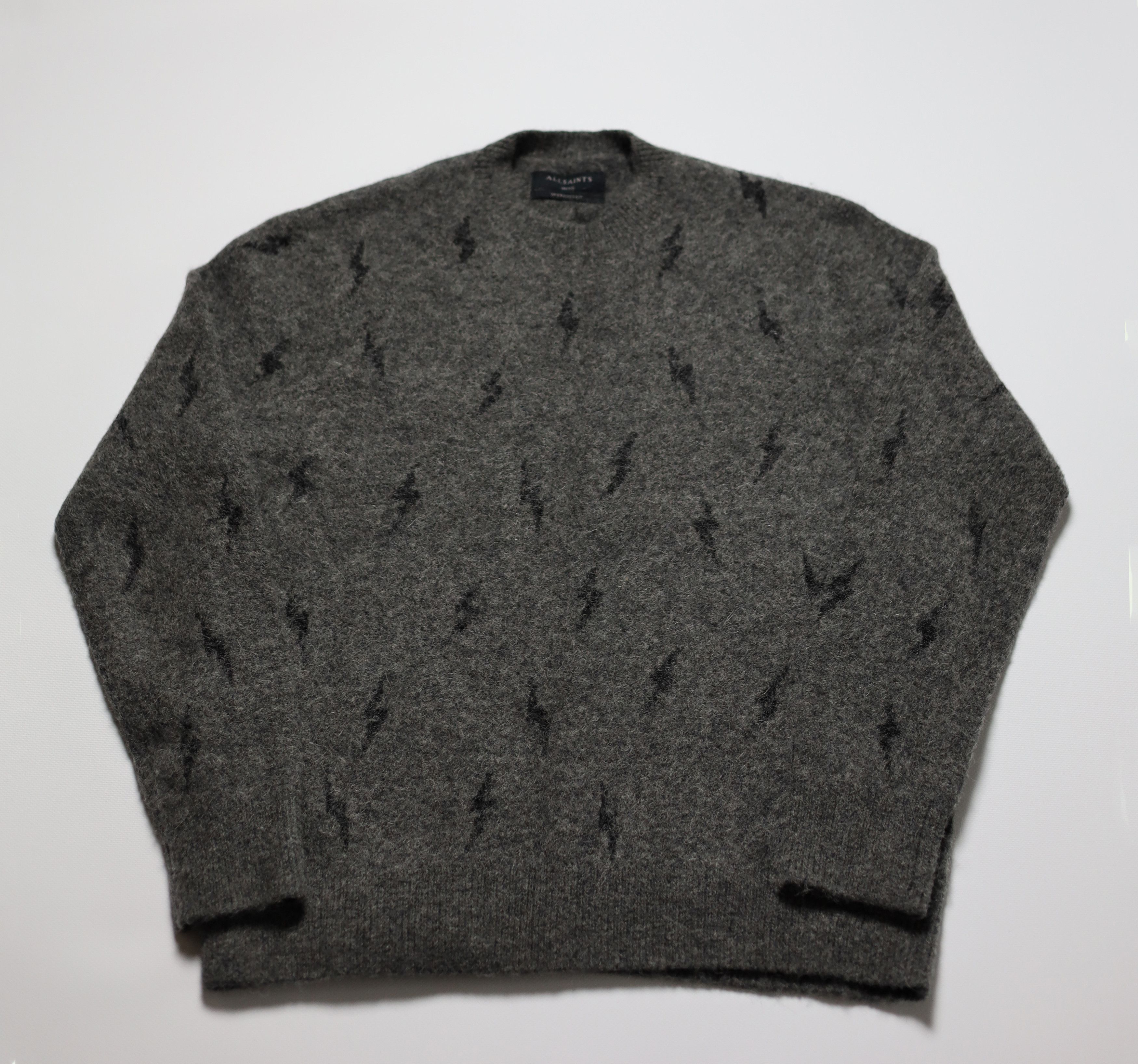 Allsaints Allsaints Zap Oversized Crew Neck Jumper Size S Size US S / EU 44-46 / 1 - 1 Thumbnail
