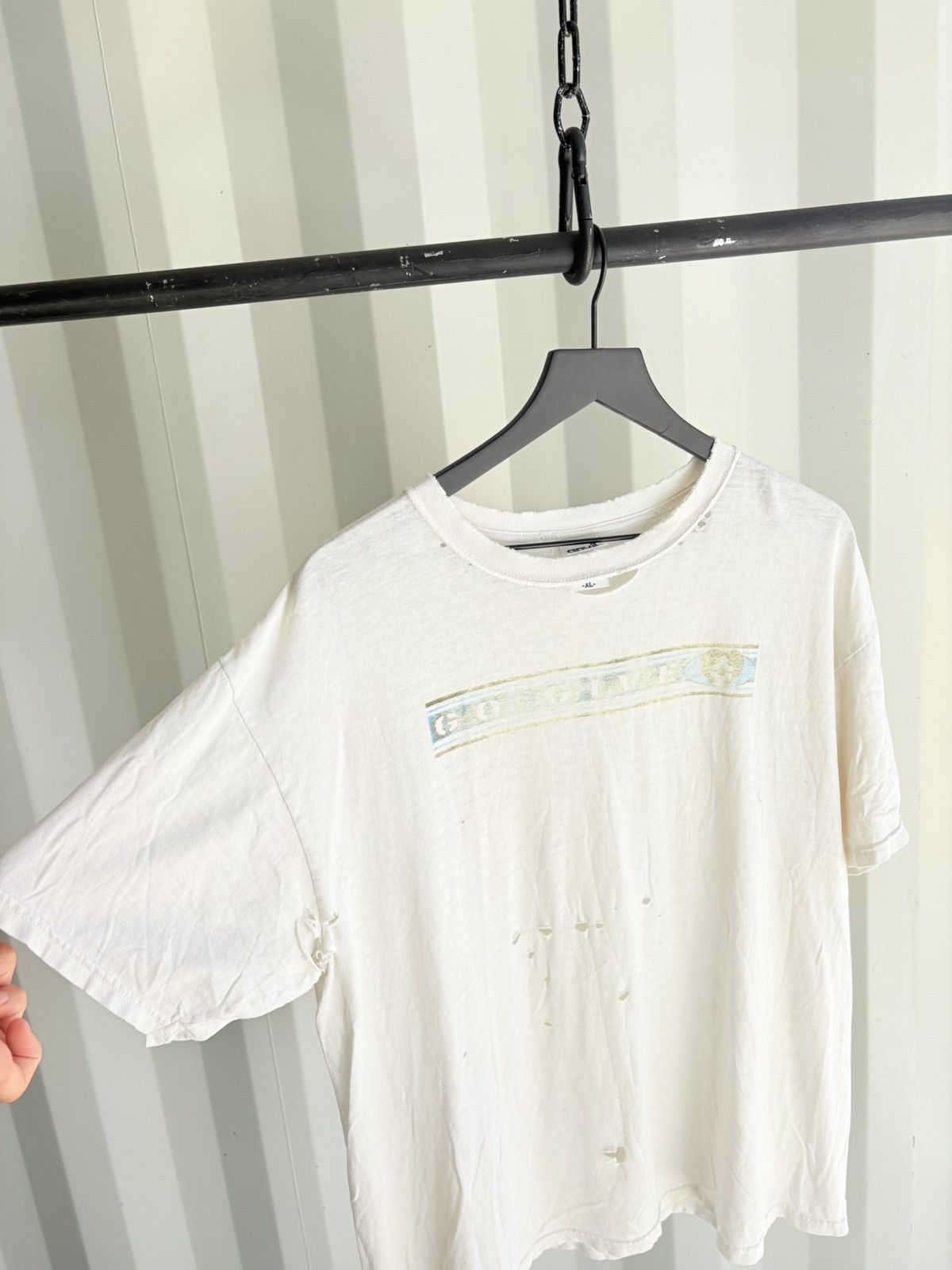 Vintage Give Blood Shirt Faded Distressed GRUNGE Band