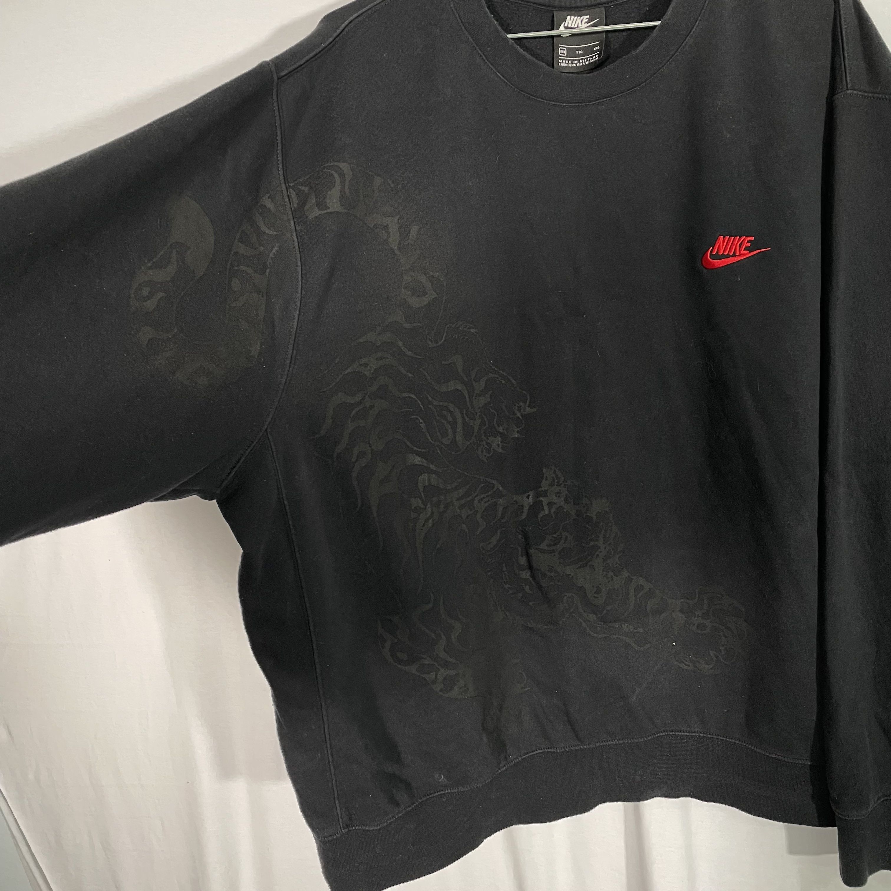 Nike Nike sweatshirt grunge alt rare y2k custom Tiger 1 of 1 Size US XXL / EU 58 / 5 - 3 Thumbnail