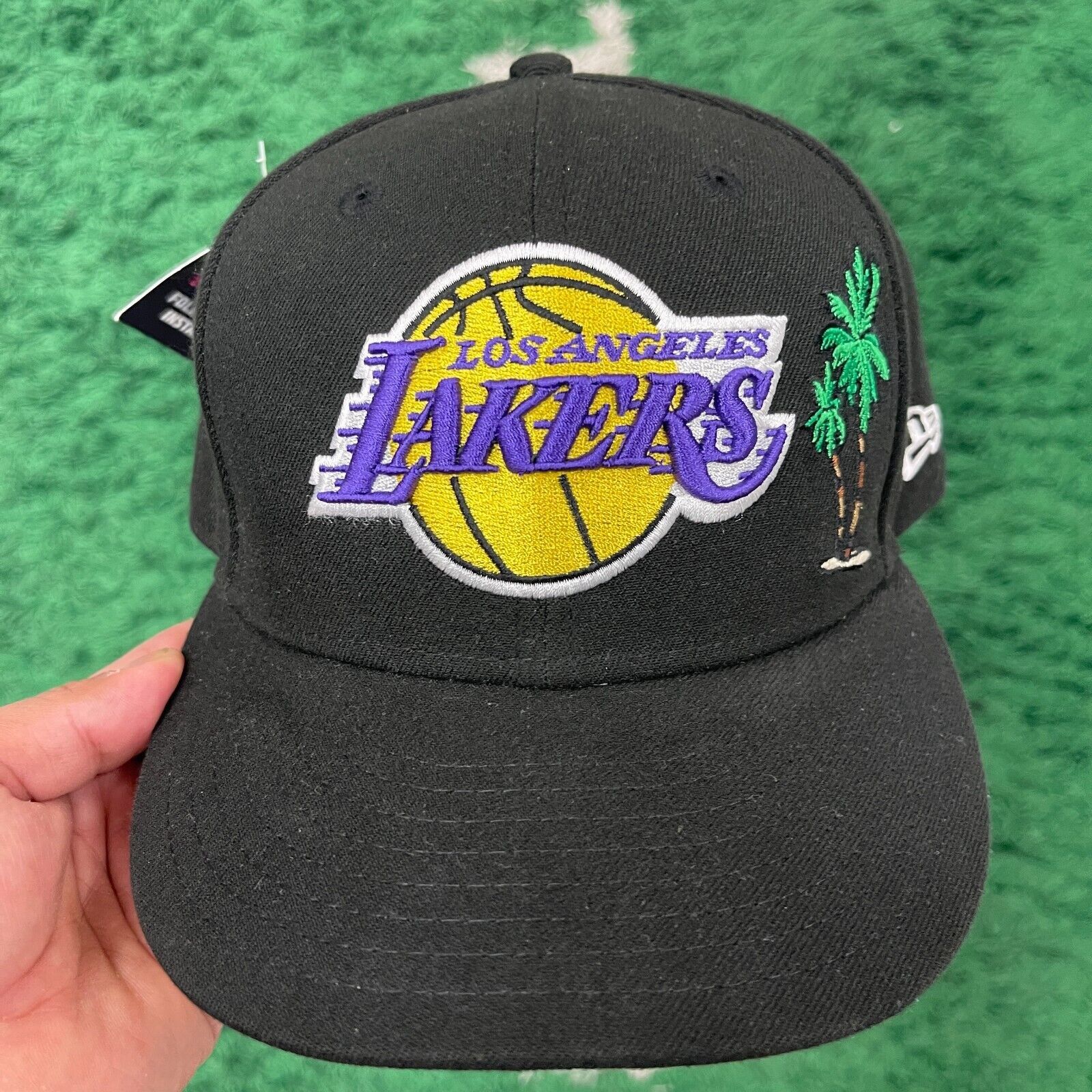 New Era Los Angeles Lakers New Era Palm Tree Hat Cap Size 7 5/8 Size ONE SIZE - 2 Thumbnail