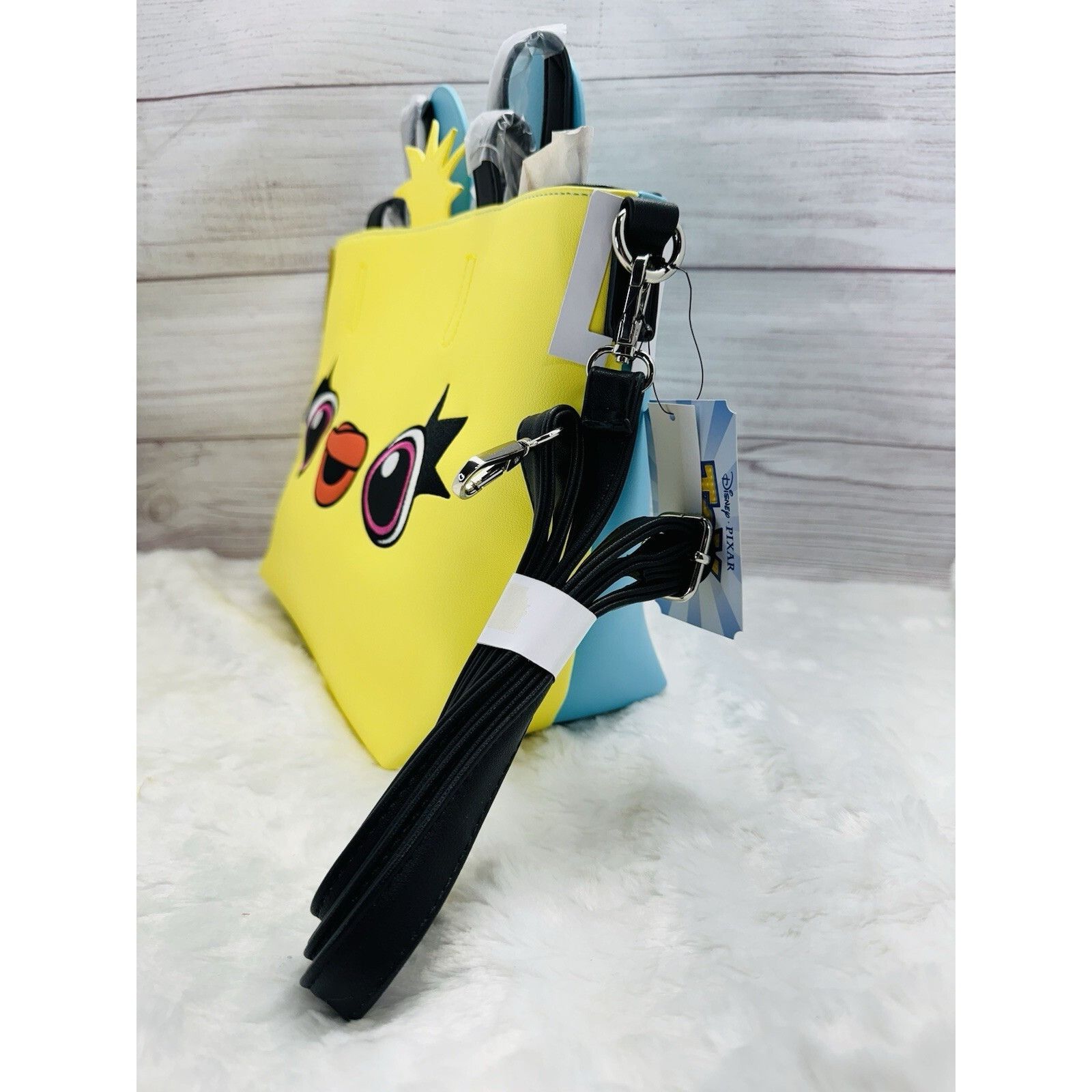 Disney Loungefly Toy Story Ducky & Bunny Double-Sided Tote Crossbod Size ONE SIZE - 4 Thumbnail