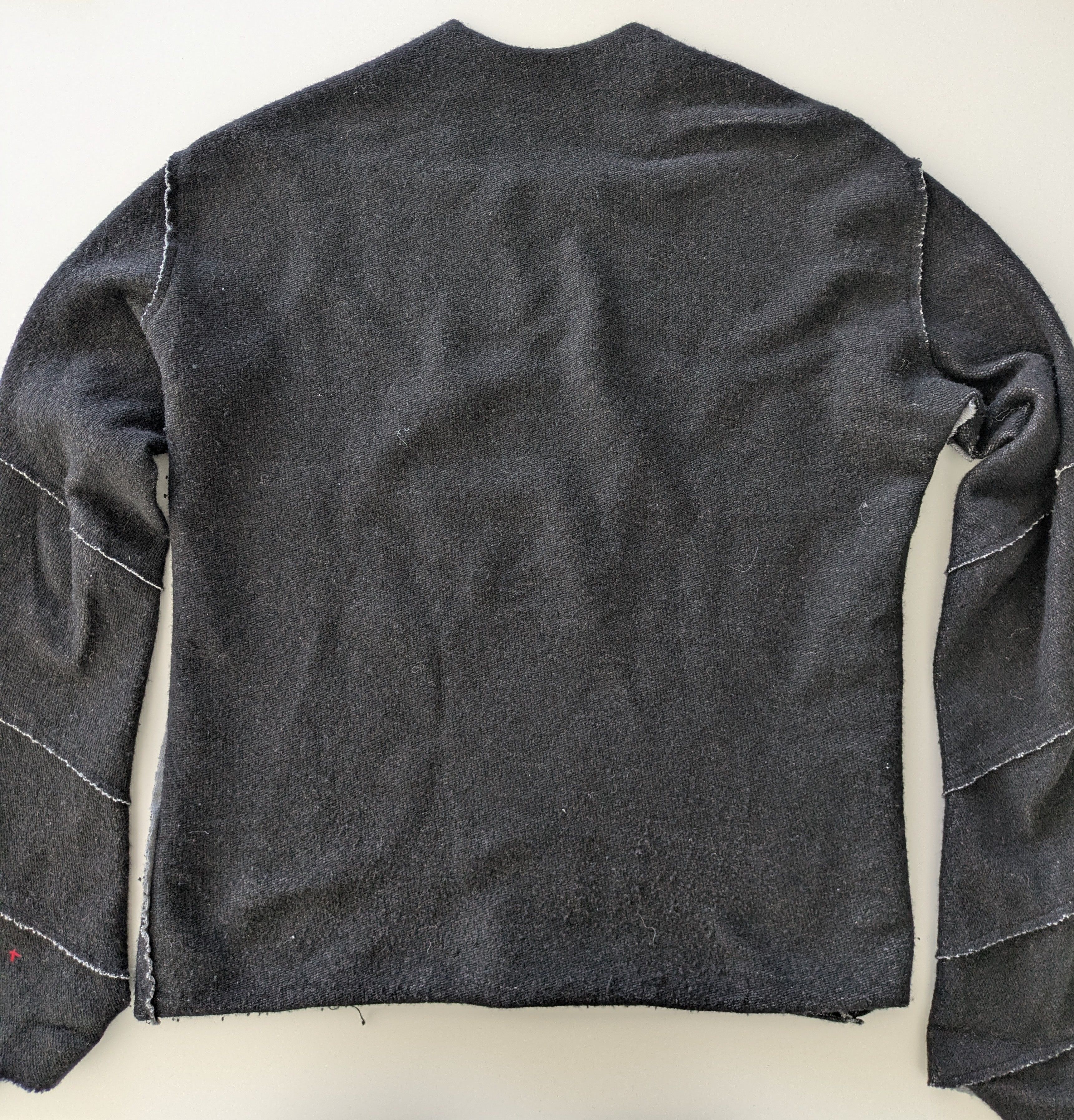 Rick Owens Cropped Top With Cape Sleeves"