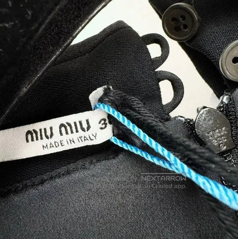 Miu Miu Miu Miu Summer Black Short Sleeve Dress . Size M / US 6-8 / IT 42-44 - 3 Thumbnail