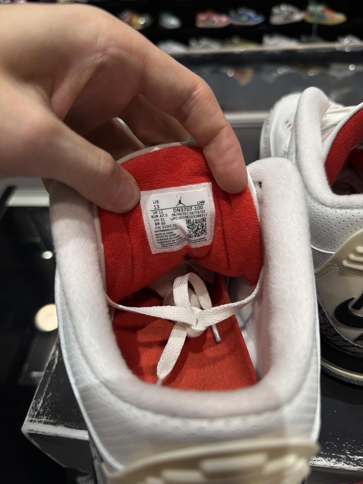 Jordan Brand Air Jordan 3 Reimagined White Cement Size 13 Men's Size US 13 / EU 46 - 9 Thumbnail