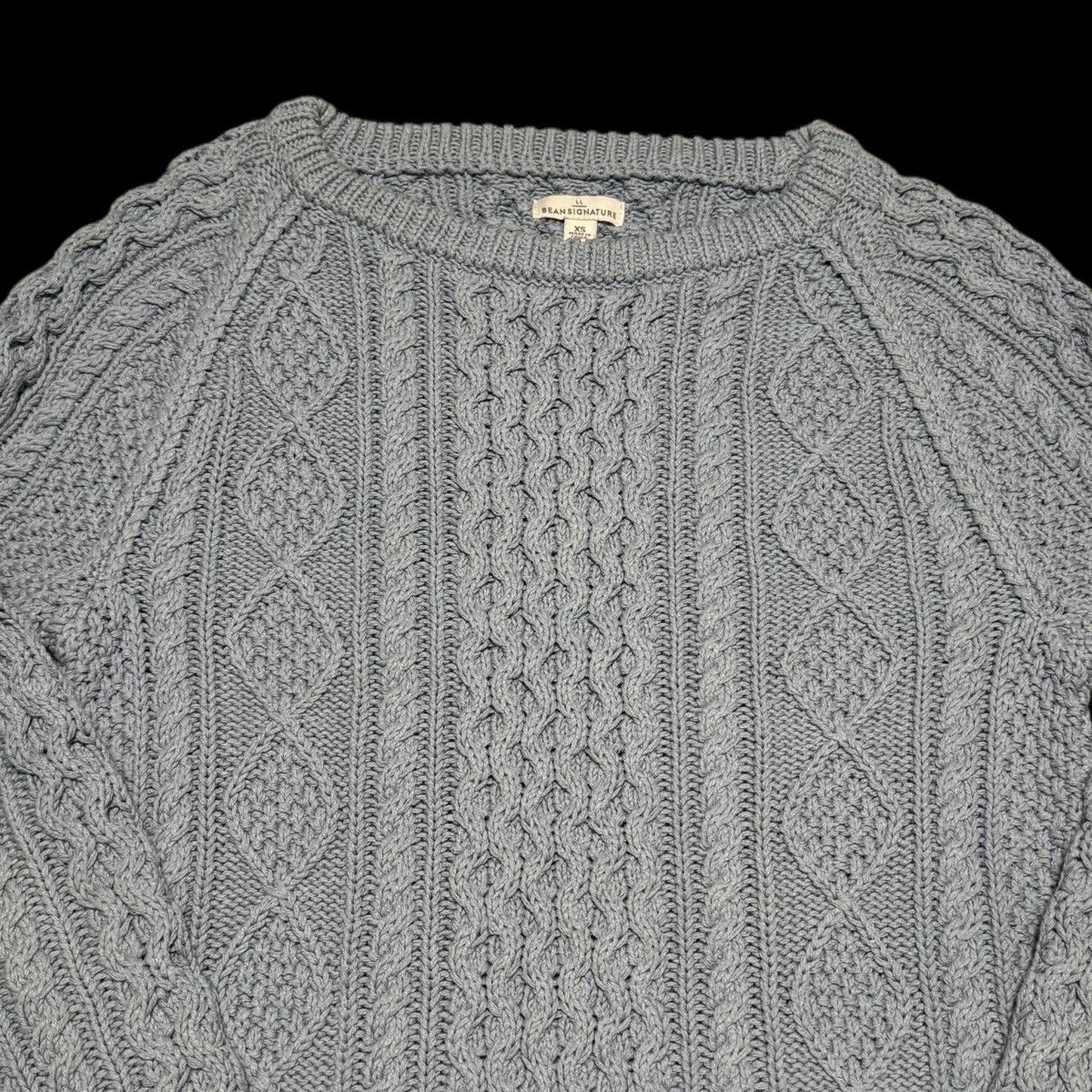 L.L. Bean L.L. Bean Signature Heavy Cable Knit Sweater XS Oversized Size XS / US 0-2 / IT 36-38 - 2 Thumbnail