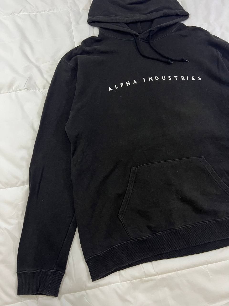 Alpha Industries × Vintage Y2K Black Alpha Industries Hoodie Size US XL / EU 56 / 4 - 4 Thumbnail