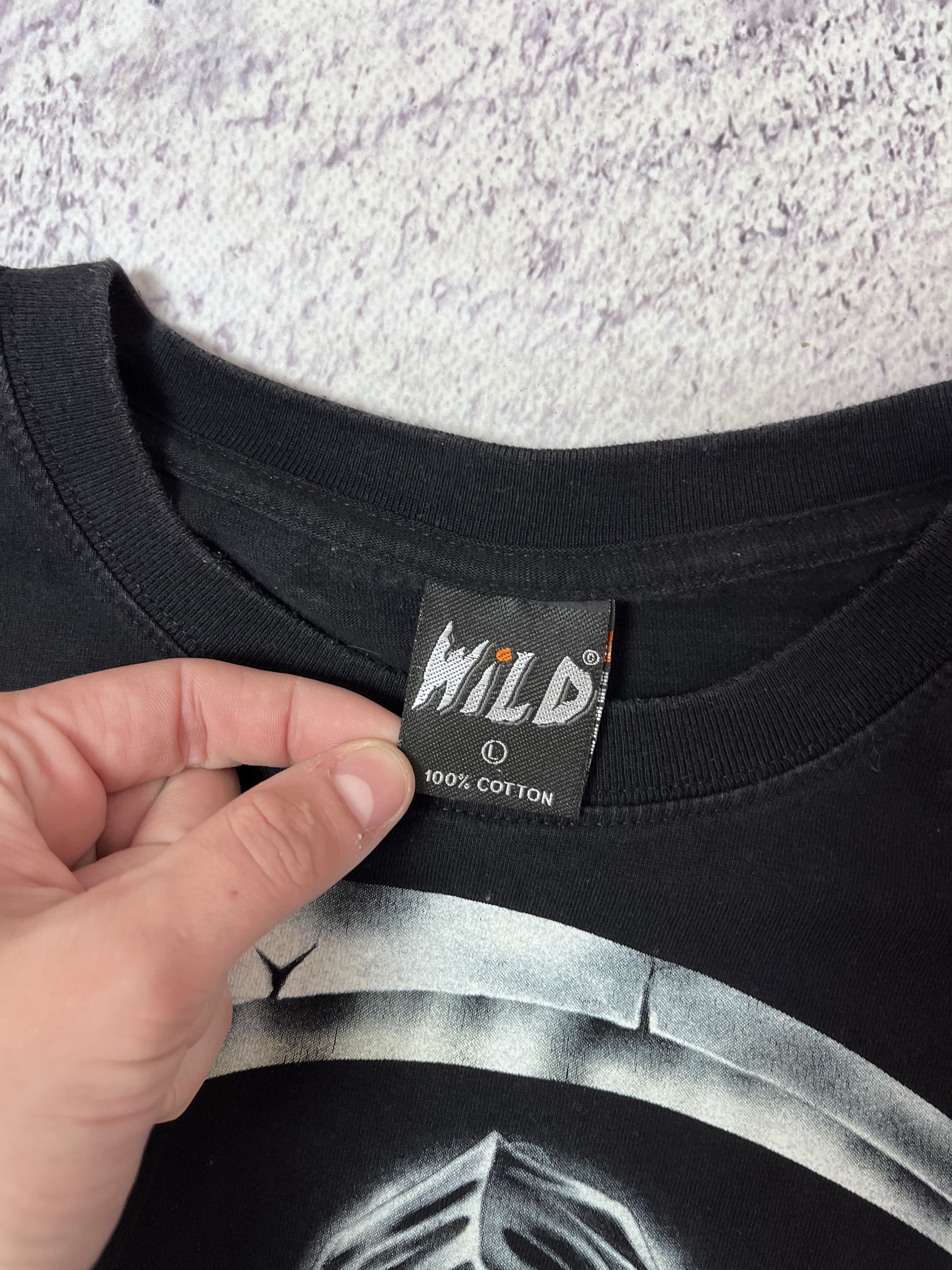 Japanese Brand Mens t-shirt Wild merch big logo 3D size L glowing print Size US L / EU 52-54 / 3 - 8 Thumbnail