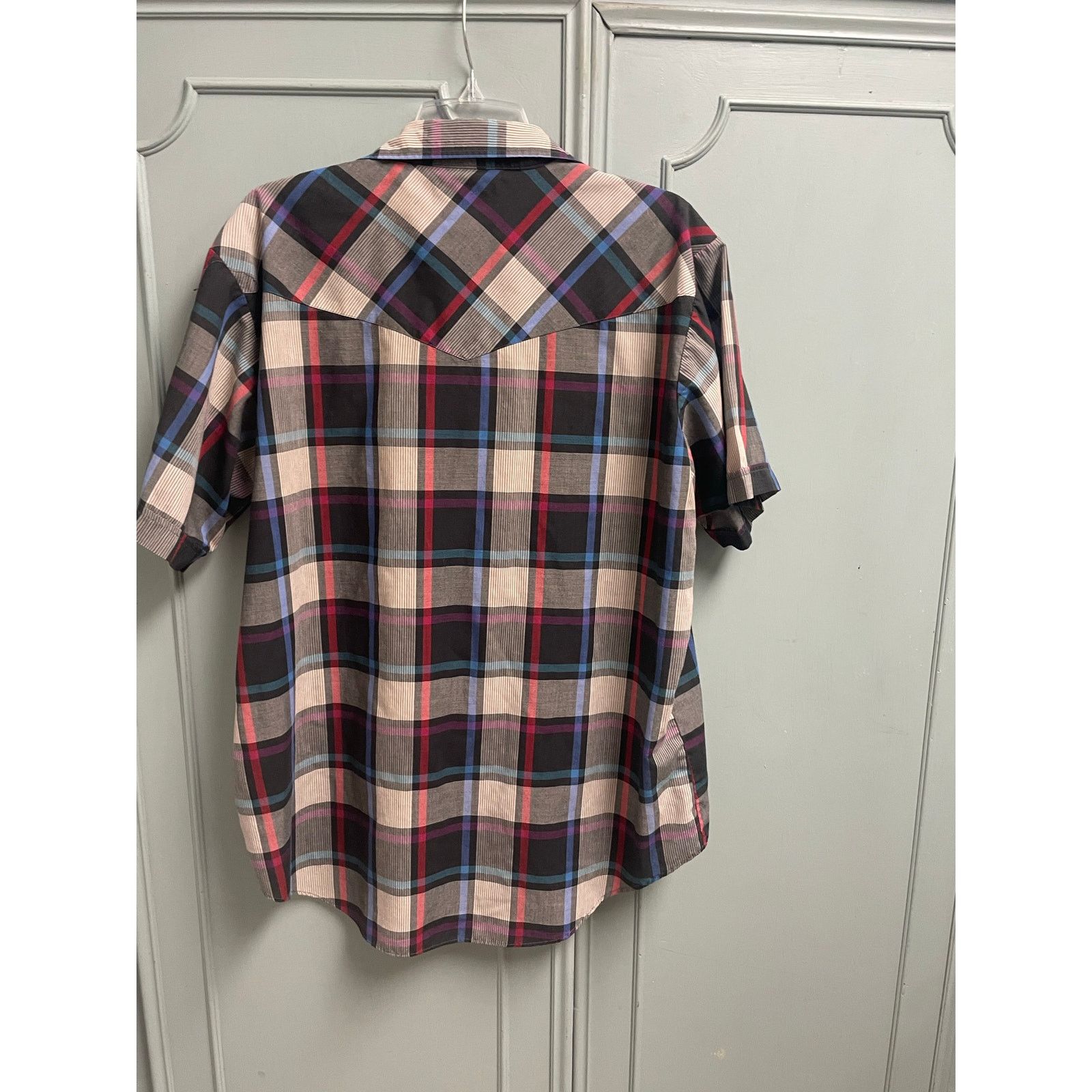 Other Ely Plains Cattleman Plaid Colorful Pearl Snap Western Shirt Size US L / EU 52-54 / 3 - 5 Thumbnail