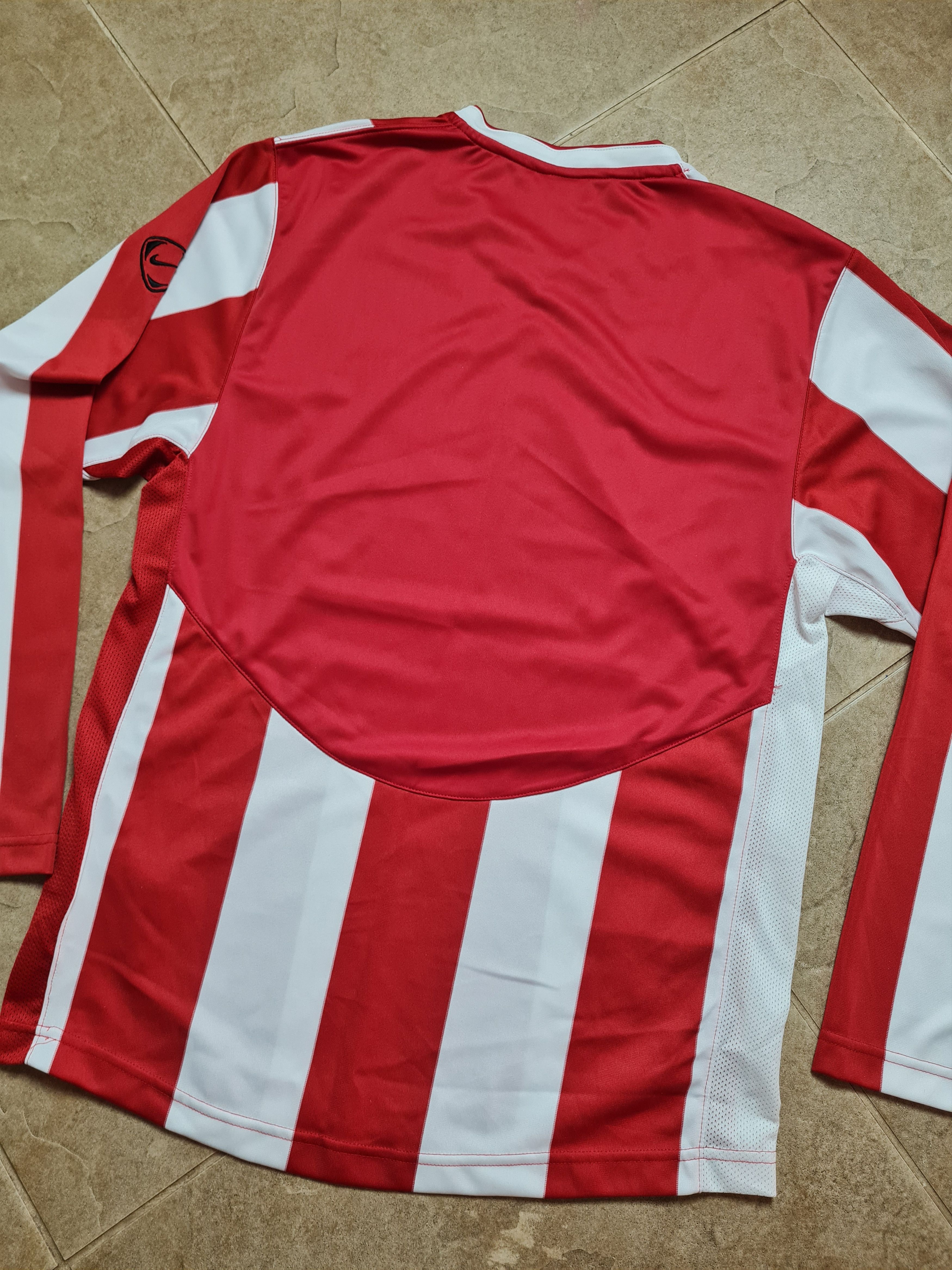 Nike Nike Striped Division Football Jersey Long Sleeve Red White Size US S / EU 44-46 / 1 - 11 Thumbnail