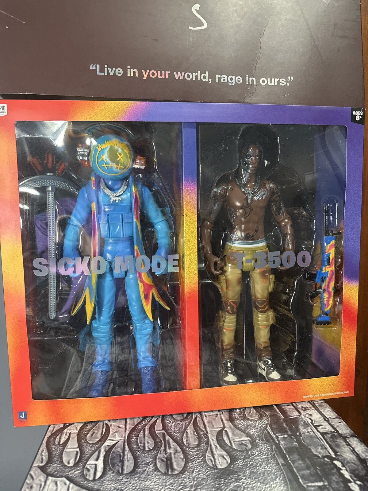 Travis Scott Travis Scott Fortnite Action Figure Size ONE SIZE - 2 Thumbnail