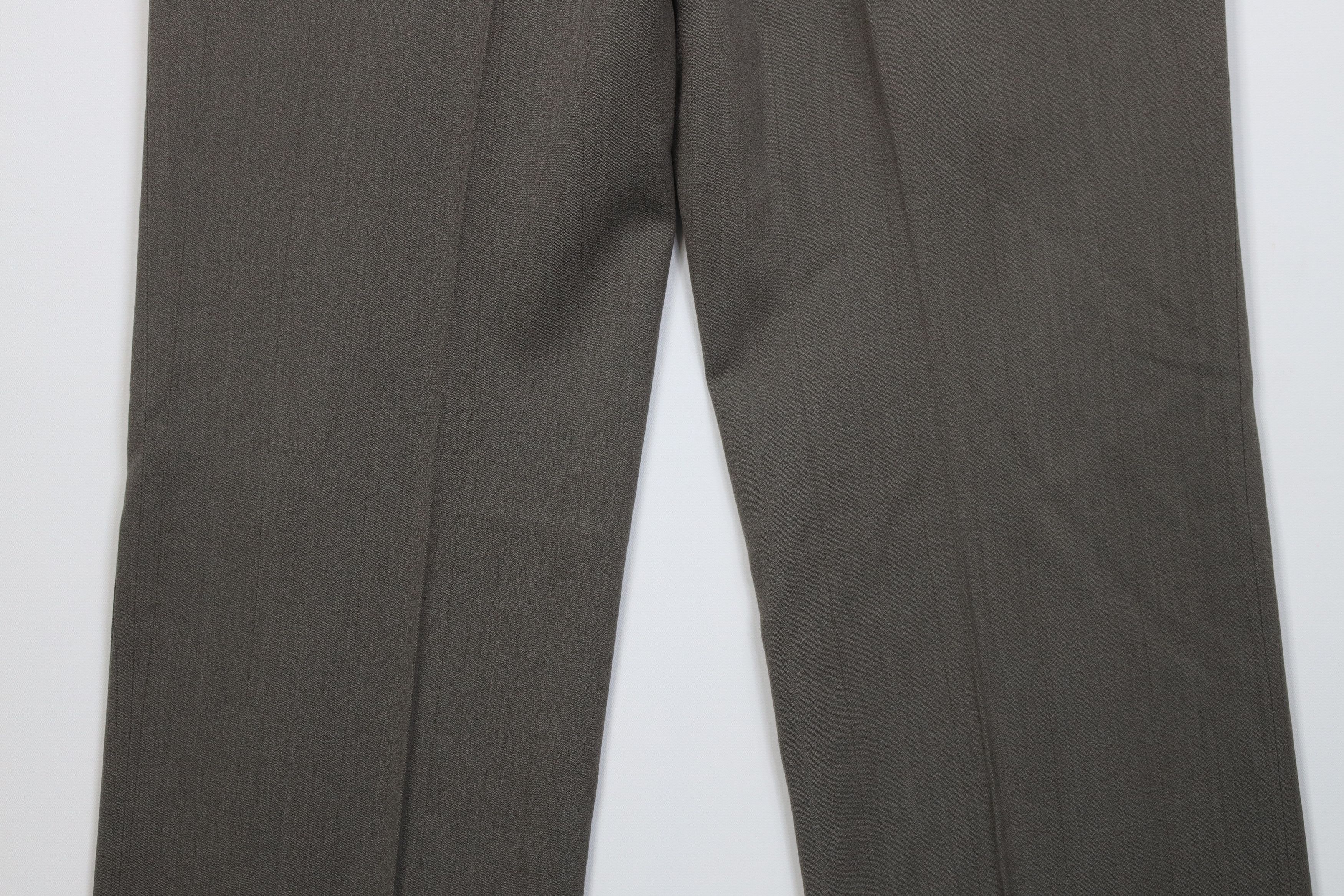 Vintage Vintage 90s Streetwear Wool Knit Wide Leg Chino Pants Gray Size US 34 / EU 50 - 12 Thumbnail