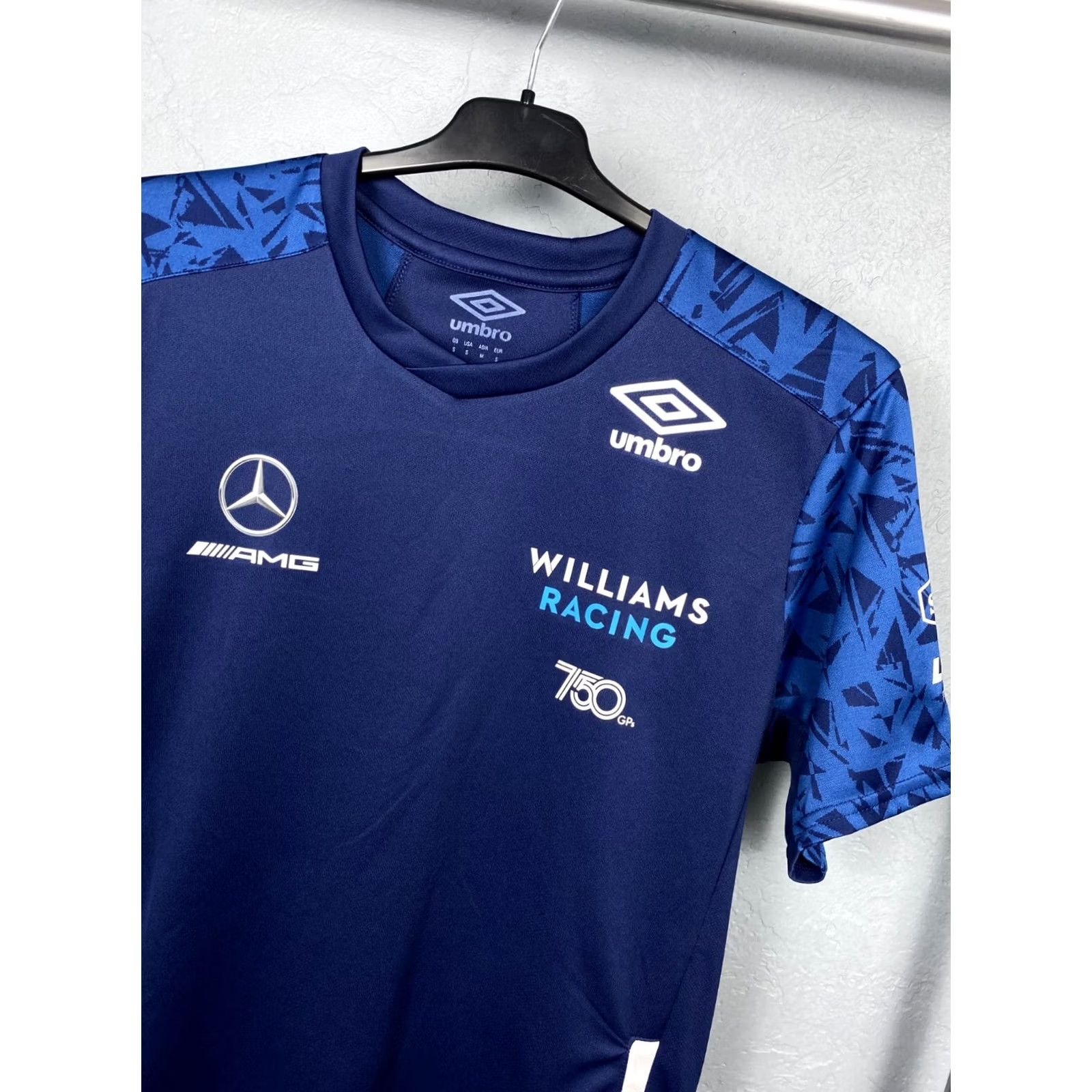 Umbro Umbro Williams Racing Mercedes Benz Umbro T-Shirt Tee Formula 1 Size S Blue Mens Shirt Size US S / EU 44-46 / 1 - 2 Thumbnail