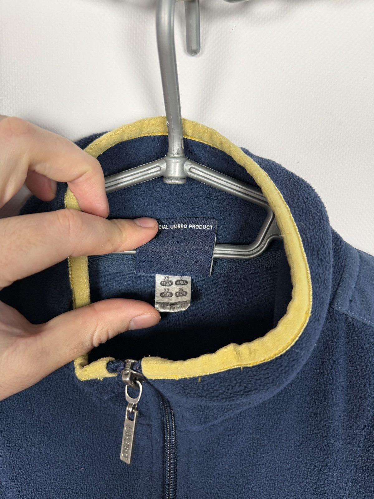 Umbro Umbro Vintage Fleece Jacket Zip Up Official Product Size XS Size US XS / EU 42 / 0 - 9 Thumbnail