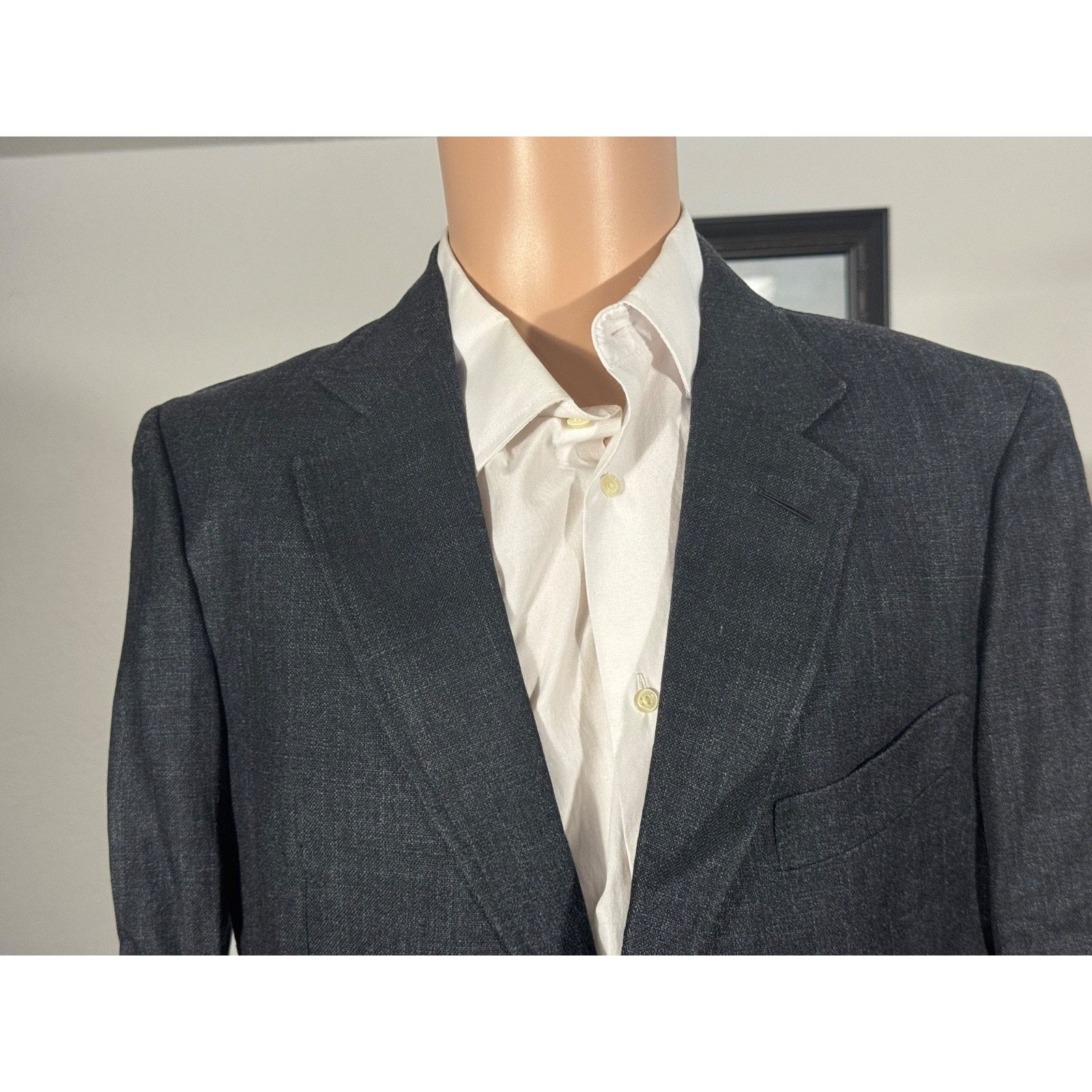 Tom Ford Tom Ford NWOT Sport jacket Blazer Charcoal Gray Linen Si 40R Size 40R - 11 Thumbnail
