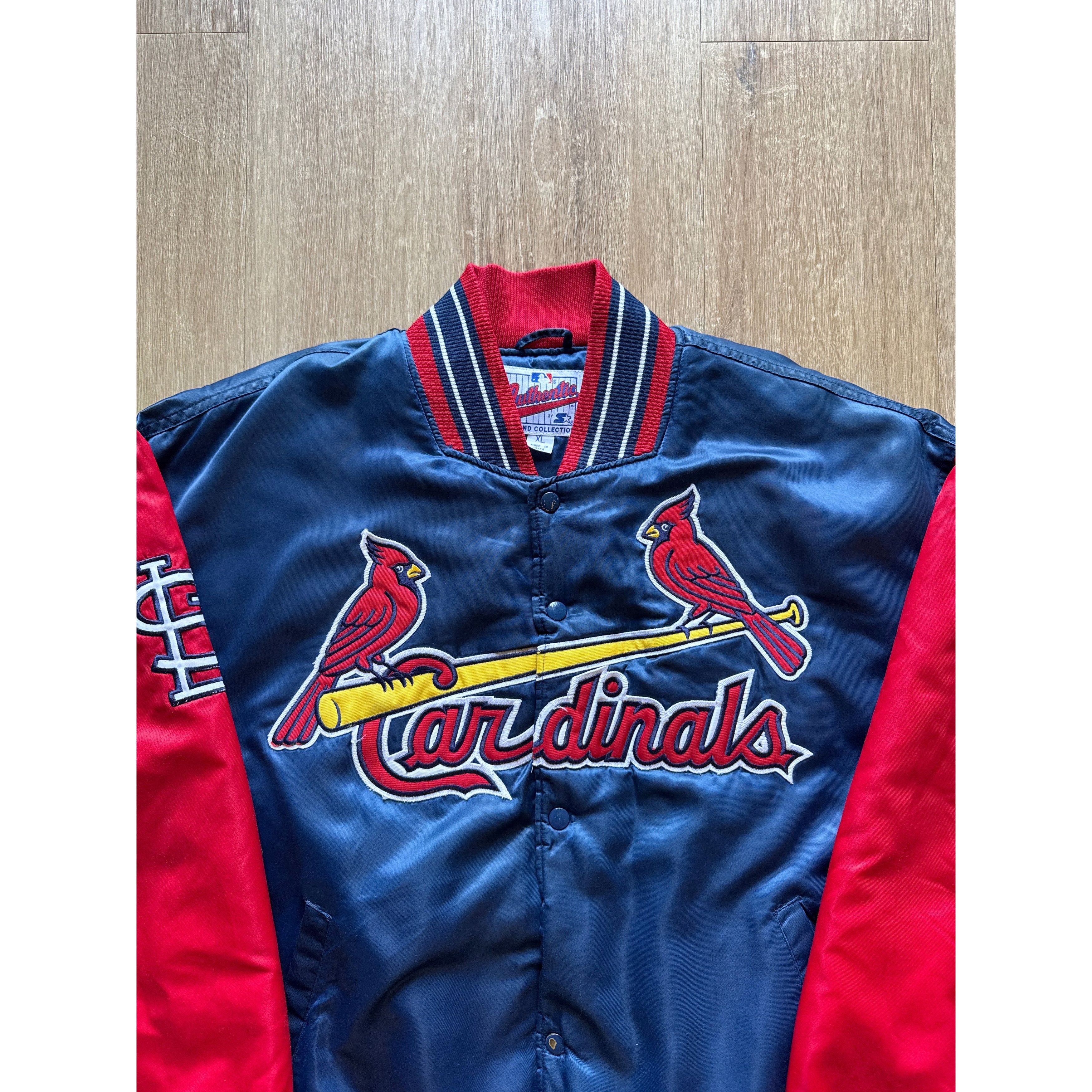 Other Vintage Starter St. Louis Cardinals Bomber MLB Baseball Sati Size US XL / EU 56 / 4 - 2 Thumbnail