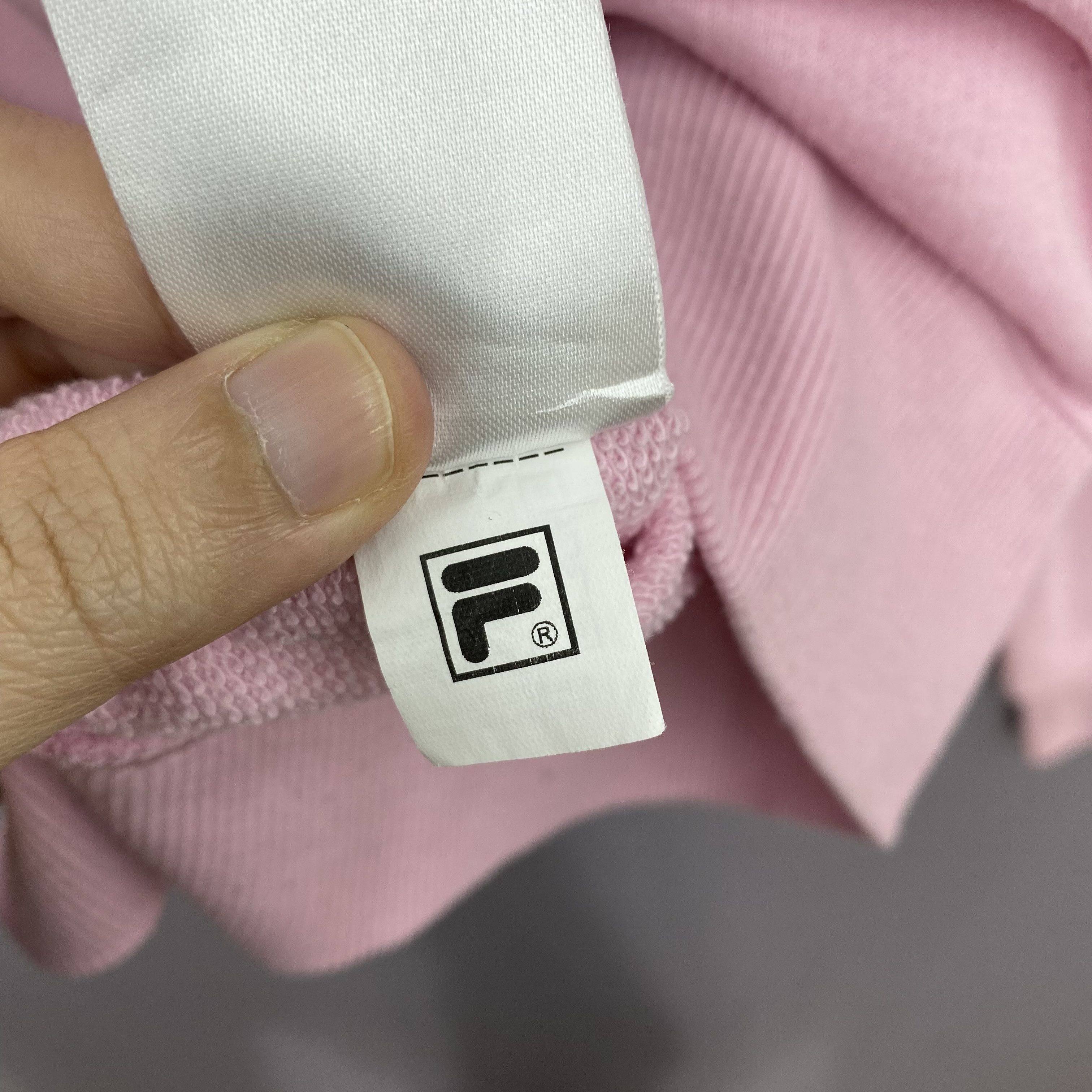 Fila Vintage 90S Fila Polo Sweatshirt Pink Pullover Sweater Size US L / EU 52-54 / 3 - 9 Thumbnail