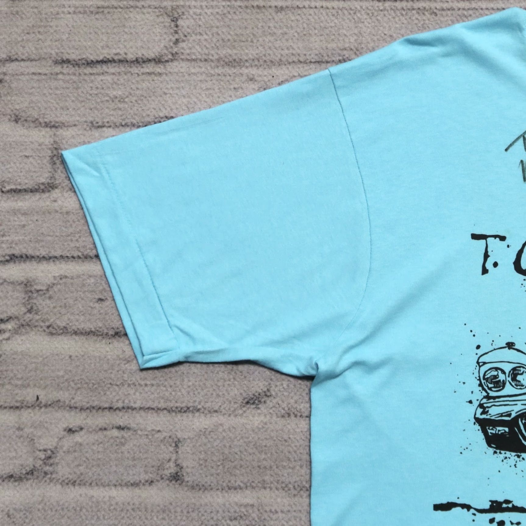 Fruit Of The Loom Vintage T Graham Brown Bumper to Bumper Tour Shirt XL Blue Mens T-Shirt Size US XL / EU 56 / 4 - 6 Thumbnail