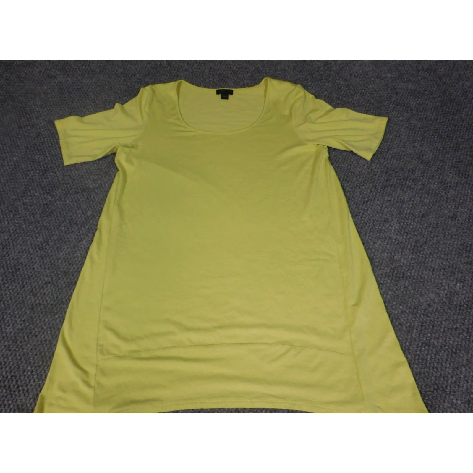 J. Jill J. Jill Blouse Tunic Short Sleeve Crew Neck Green Rayon Stretch Cap Sleeve Button Pullover Casual Women S Regular Size S Size S / US 4 / IT 40 - 3 Thumbnail