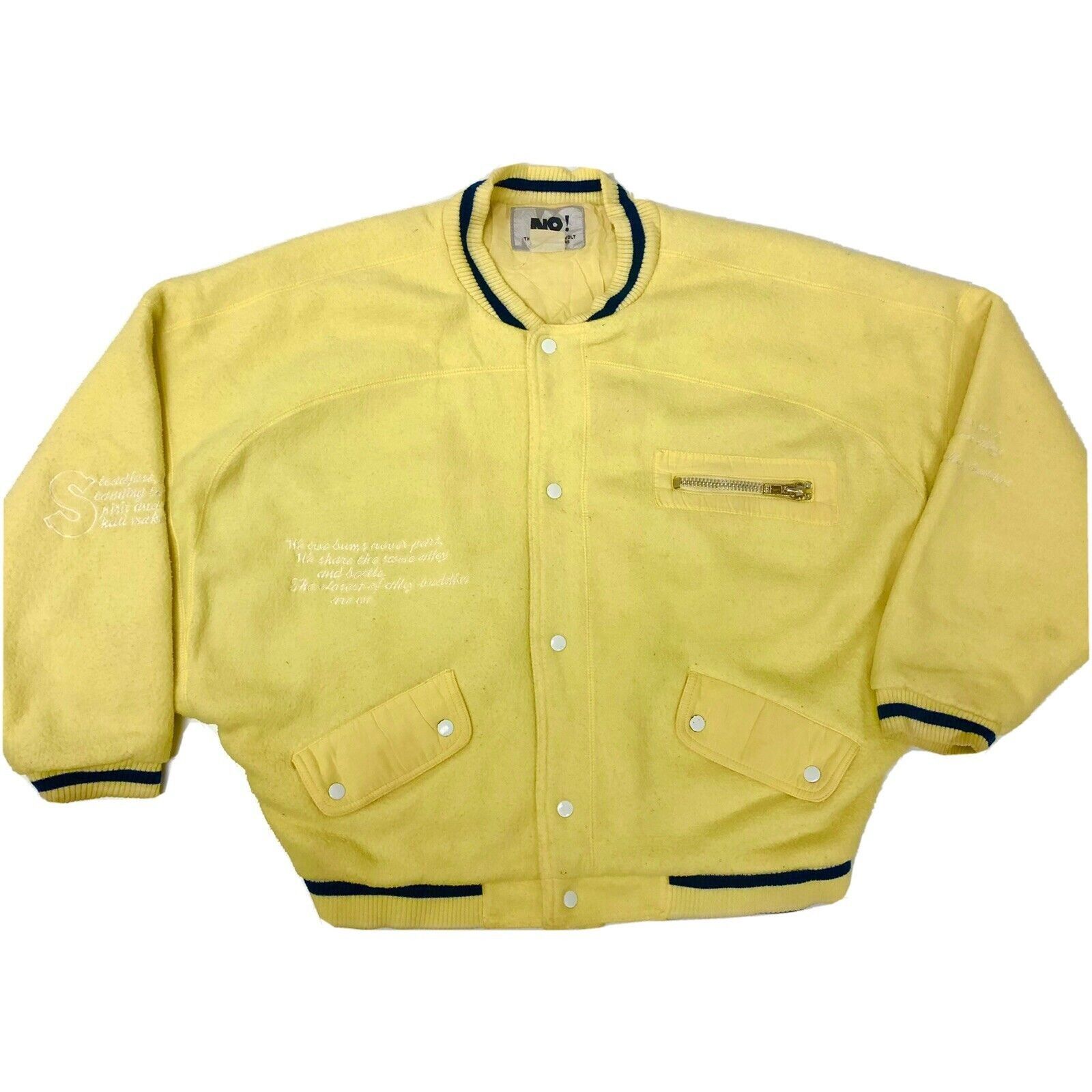 Other NO Jeans Revolt Fleece Coat Apache CHIEF RAIN DANCE Jacket Size US L / EU 52-54 / 3 - 3 Thumbnail