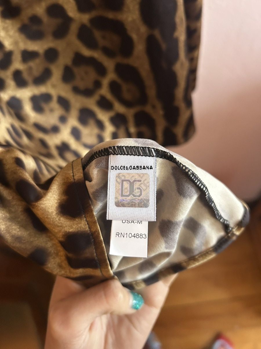 Dolce & Gabbana Dolce and Gabbana leopard babydoll top Size M / US 6-8 / IT 42-44 - 6 Thumbnail
