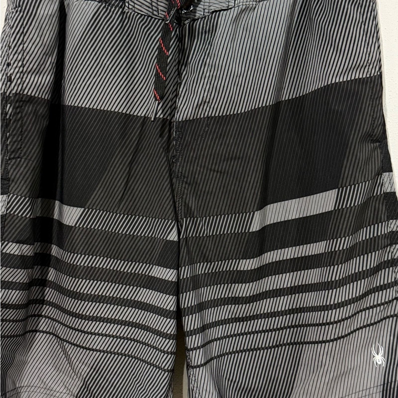 Spyder Spyder Men's Black and Gray Swim Shorts Size XL Size US 38 / EU 54 - 1 Thumbnail