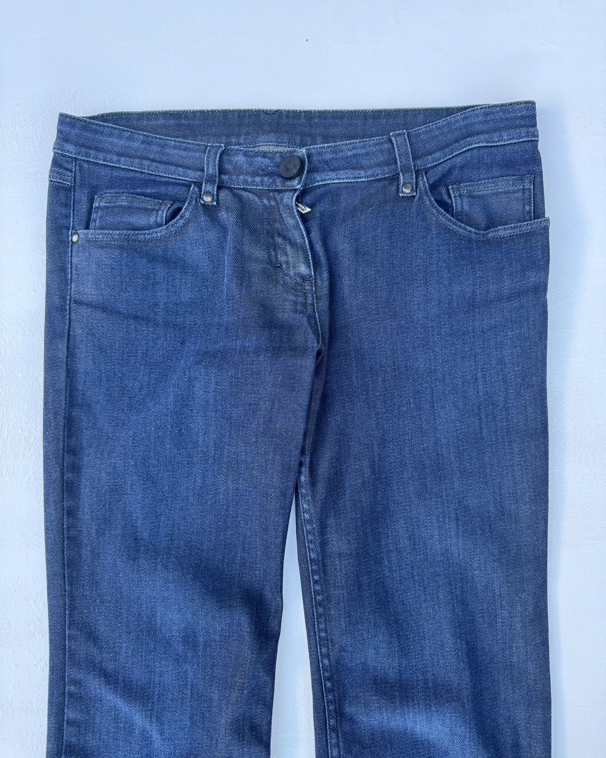 Fendi Fendi Petrol Low Waist Denim Pants Size US 31 - 3 Thumbnail