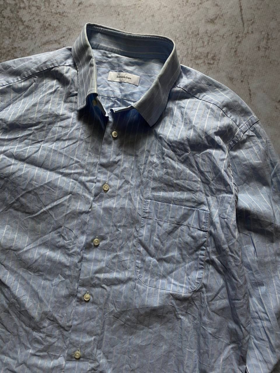 Ermenegildo Zegna × Vintage Vintage Ermenegildo Zegna Shirt Oldmoney Style Size US M / EU 48-50 / 2 - 2 Thumbnail
