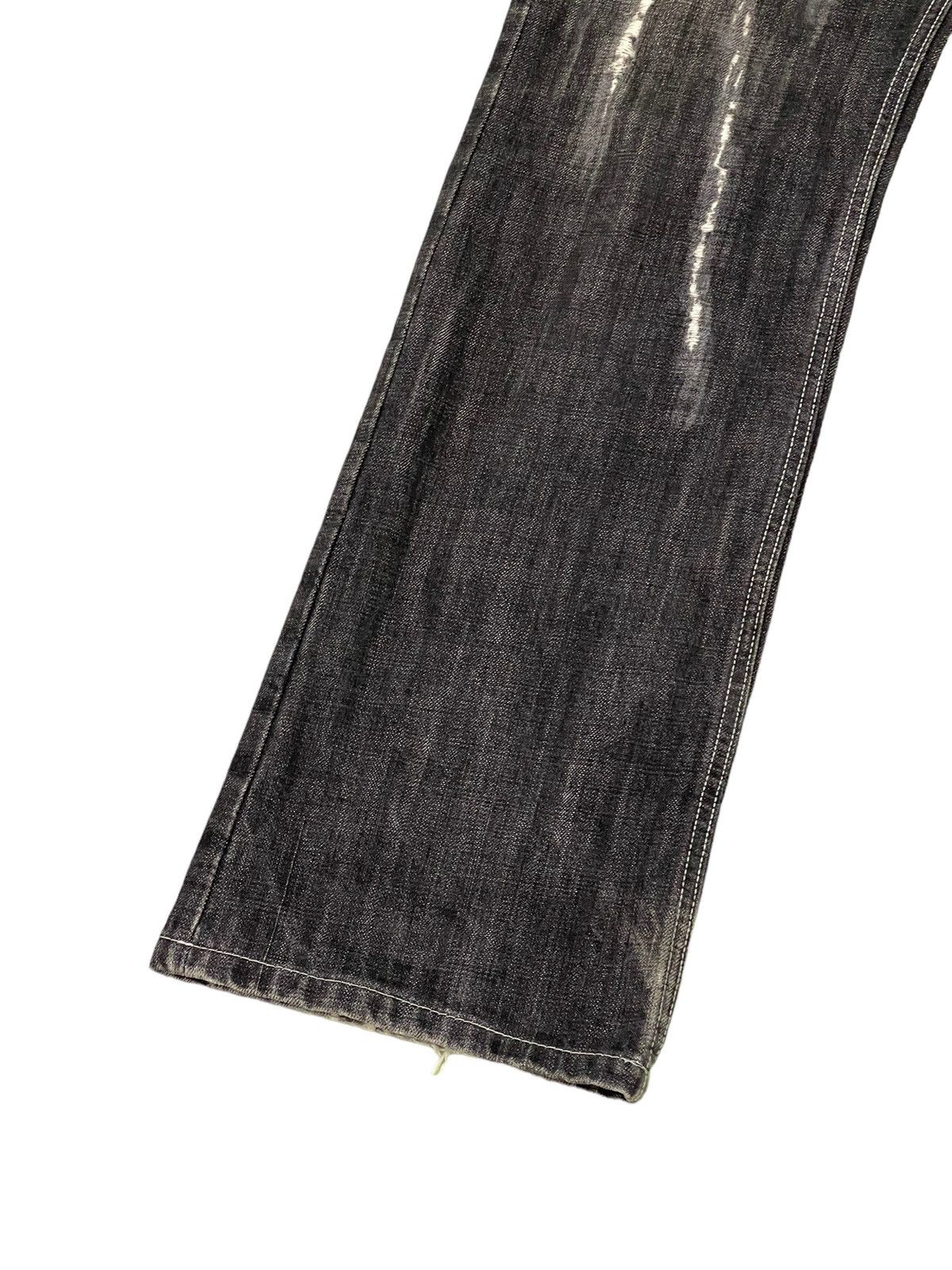 Japanese Brand Flare Jeans High Street Japan Faded Distress Boot Cut 6🟦4 Size US 33 - 5 Thumbnail