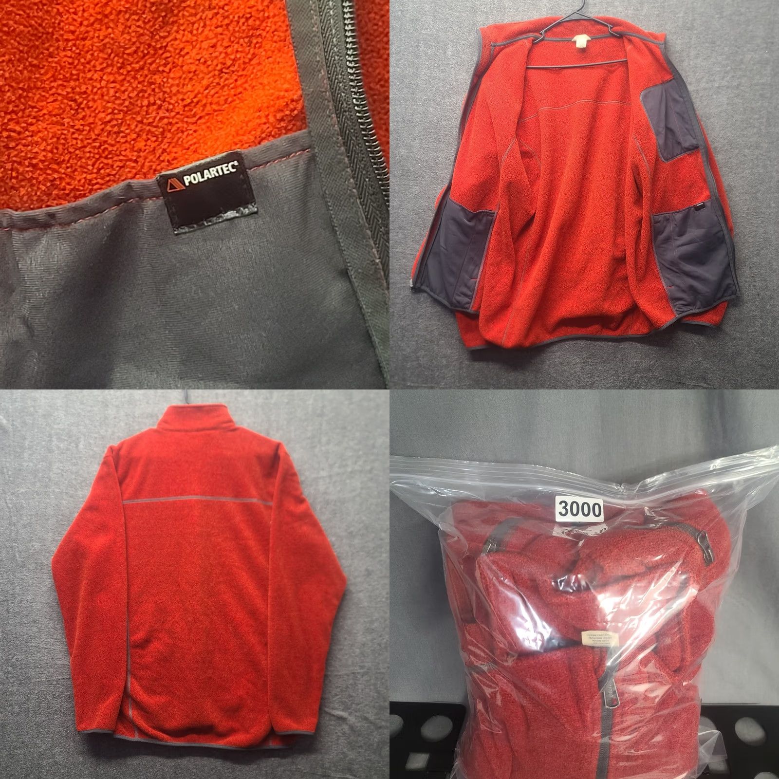 Vintage Duluth Trading Fleece Jacket Mens LT Regular Hooded Zip Pockets Red Polartec Outdoor Fall Winter L Tall Two Harbors Regular Fit Size US L / EU 52-54 / 3 - 9 Thumbnail