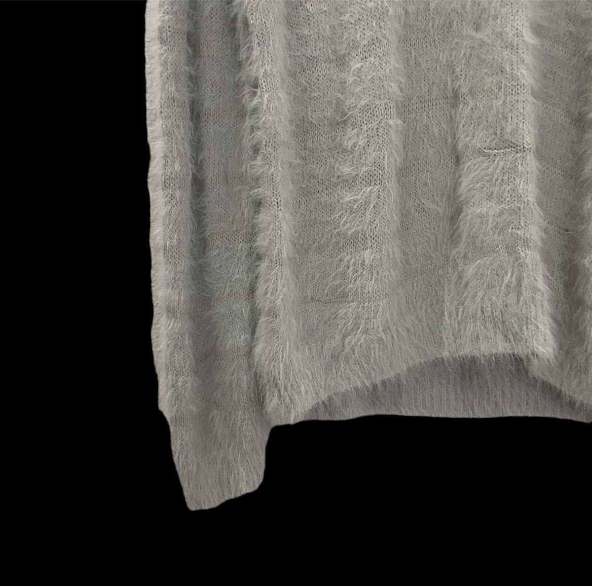 Aran Isles Knitwear × Japanese Brand Shoo La Rue Mohair Jumper Vintage Knitwear Size M / US 6-8 / IT 42-44 - 3 Thumbnail