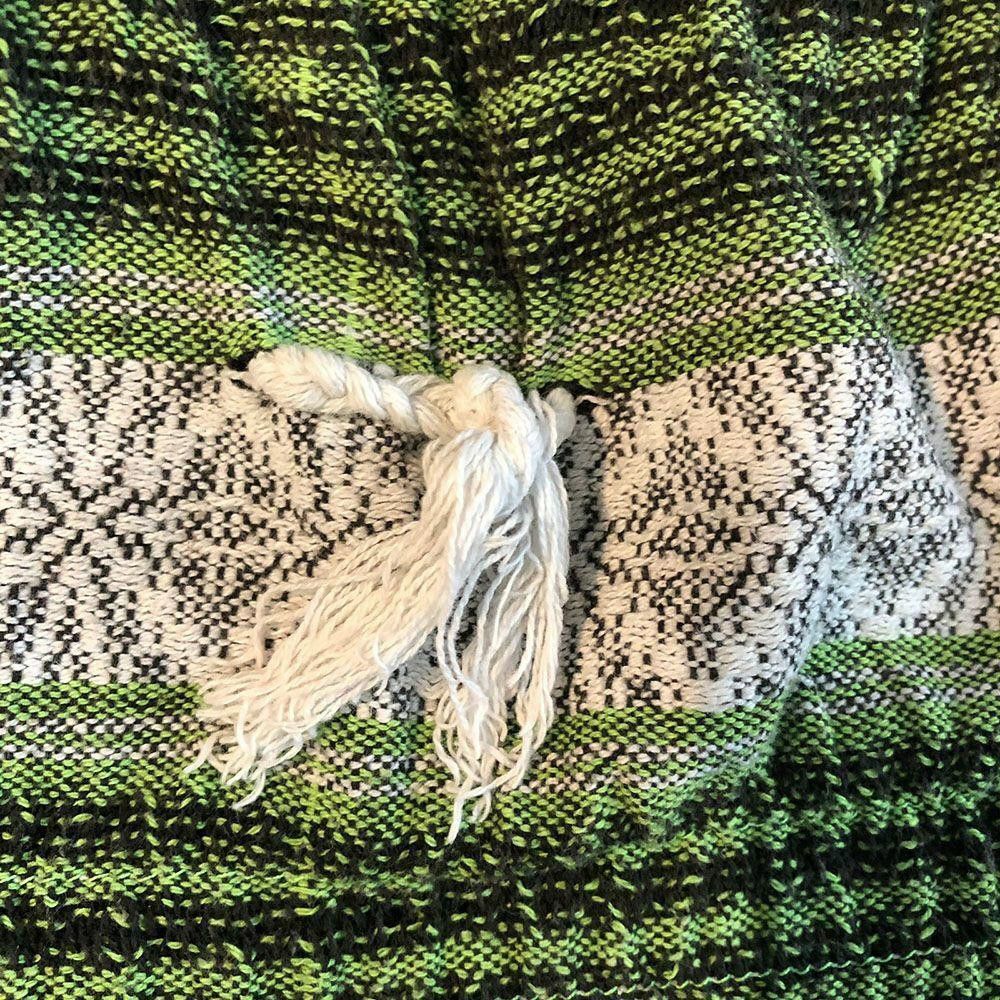 Designer Pre Owned Green Hand Made Loomed Blouse L Size L / US 10 / IT 46 - 4 Thumbnail
