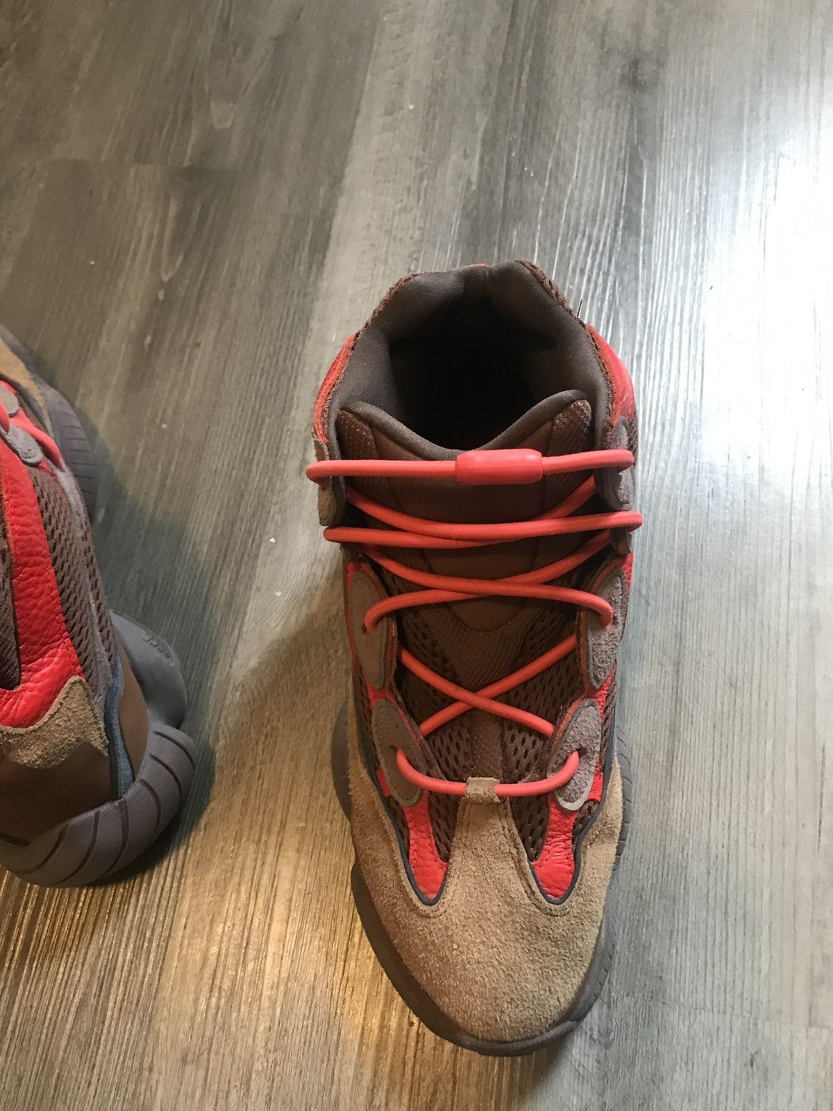 Yeezy Adidas Yeezy high top sneaker 500 sumac Size US 10.5 / EU 43-44 - 6 Thumbnail