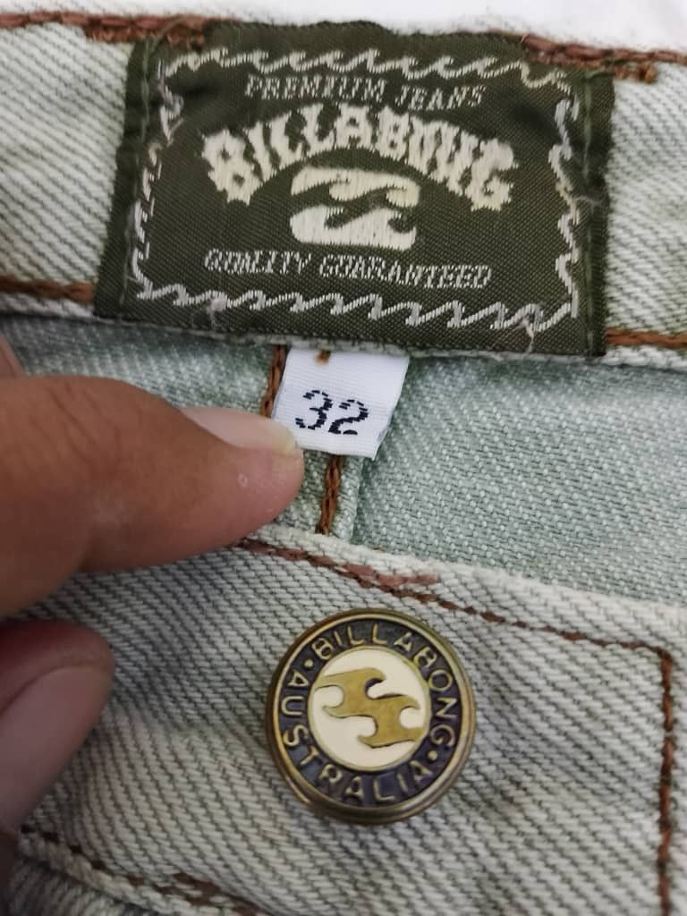 Billabong × Vintage VINTAGE BILLABONG DENIM DISTRESS TALON ZIPPER HARD TO FIND Size US 32 / EU 48 - 3 Thumbnail